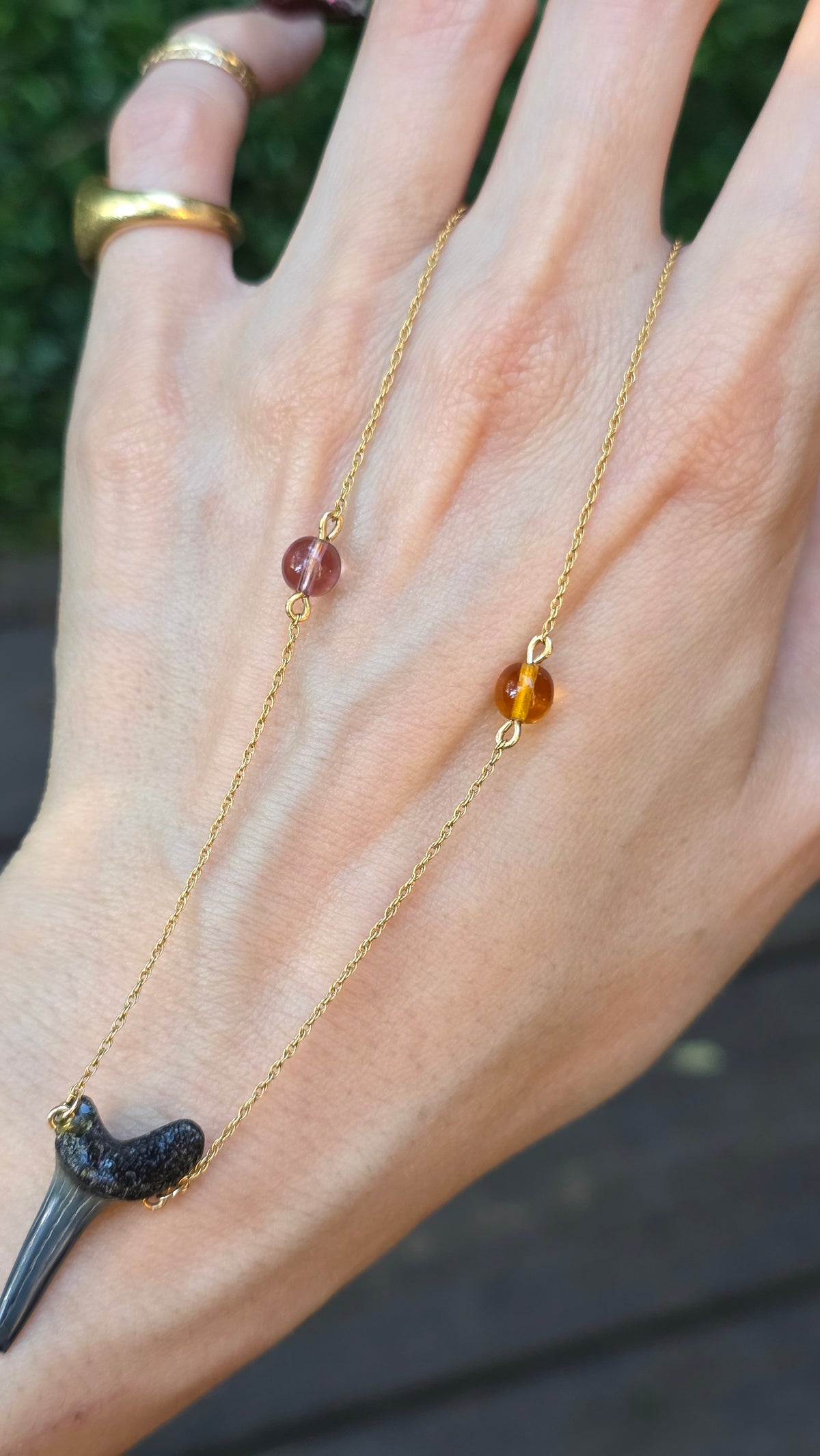 14k Shark Tooth Necklace