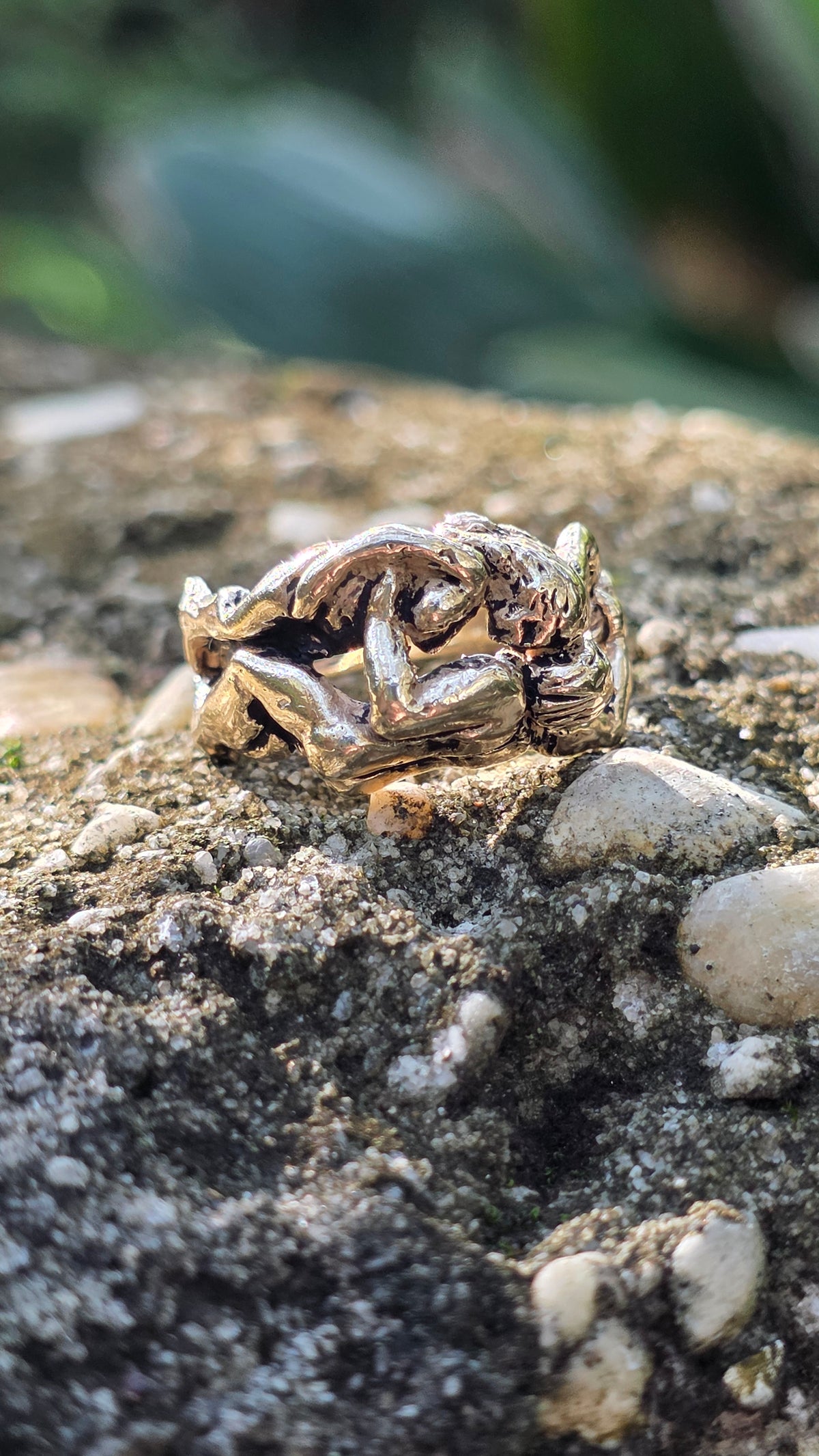 14k Nude Couple Ring