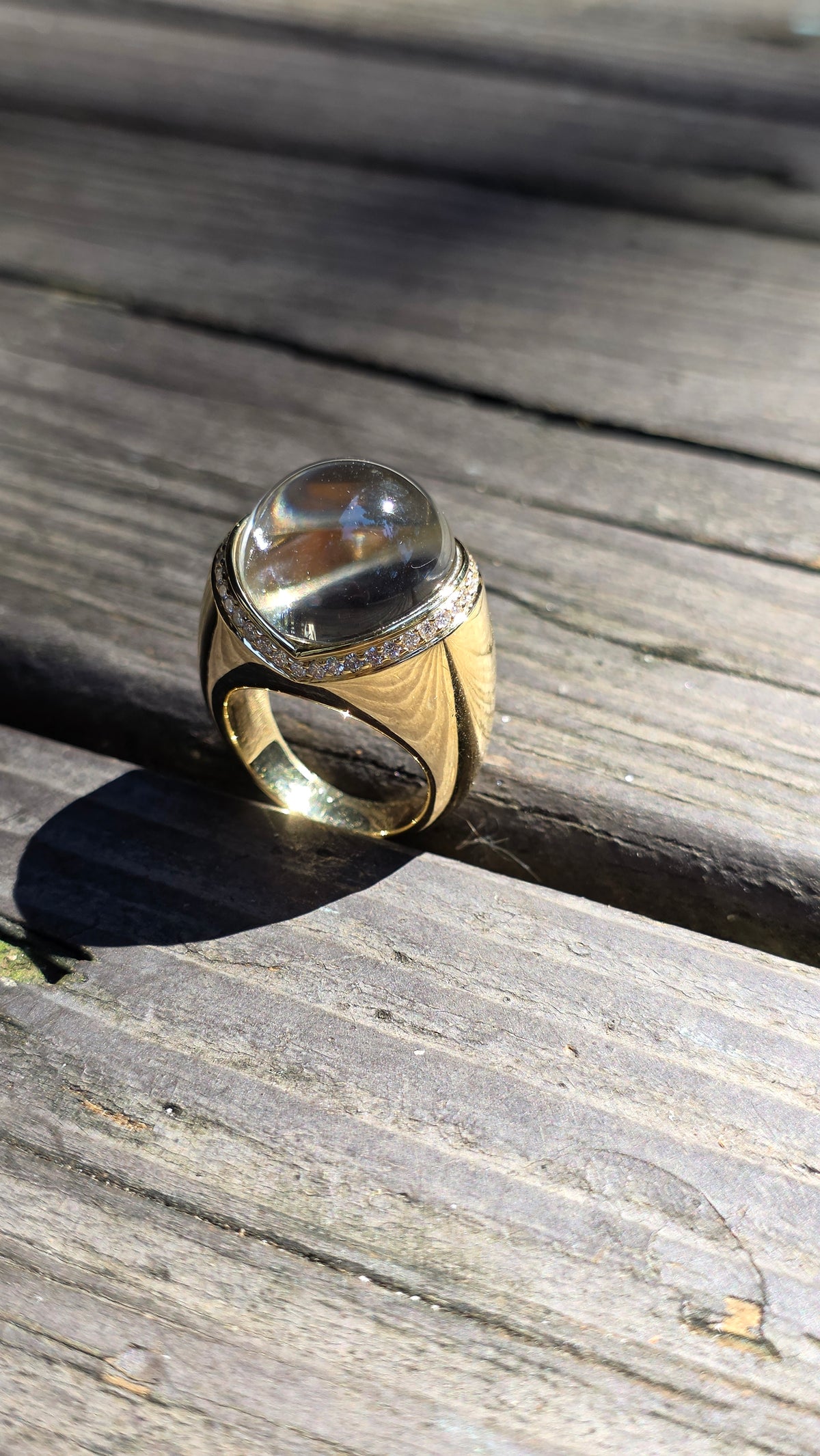 18k Loupe Ring