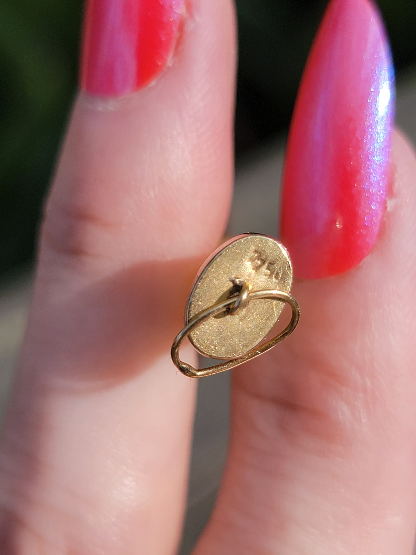 18k Mano Cornuto Charm