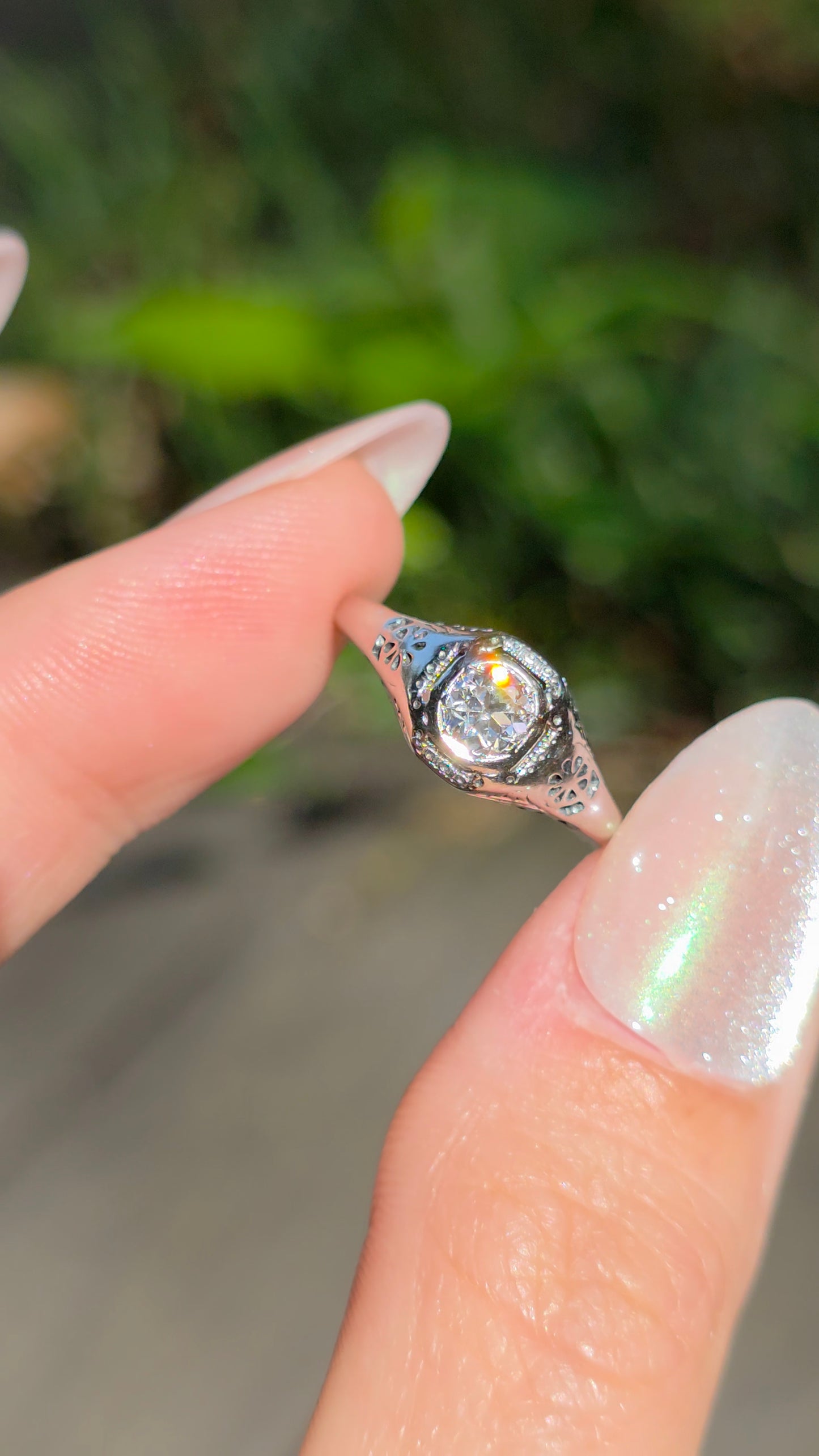 18k Daisy OEC Ring