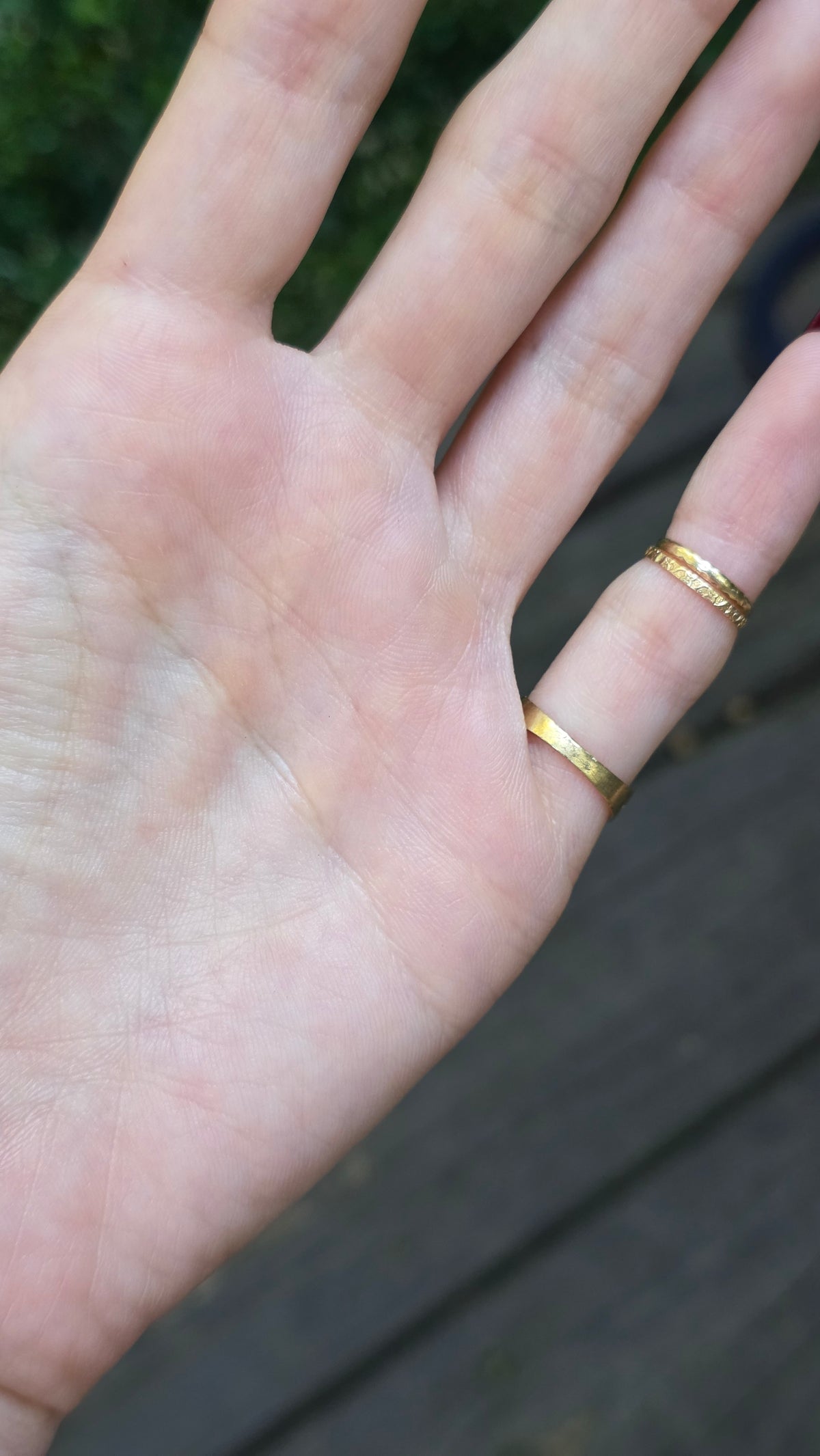 10k Nugget Pinky Ring