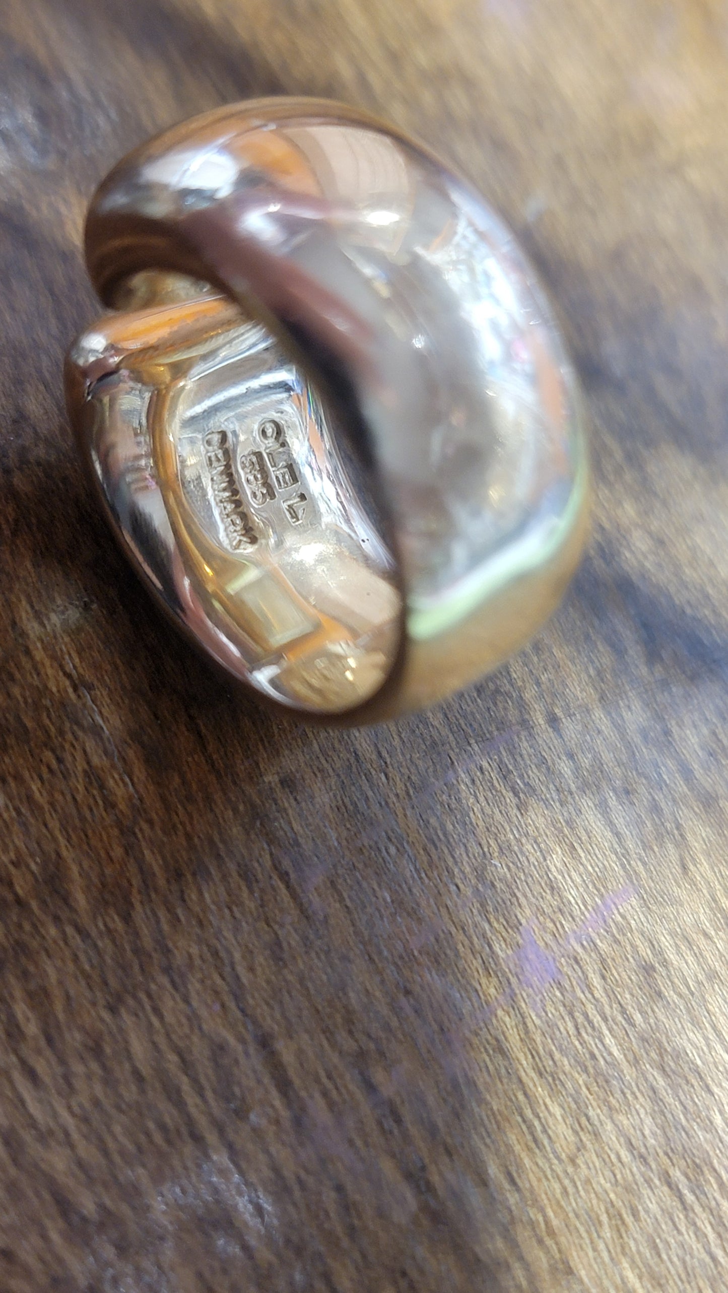 14k Cuff Dome Ring