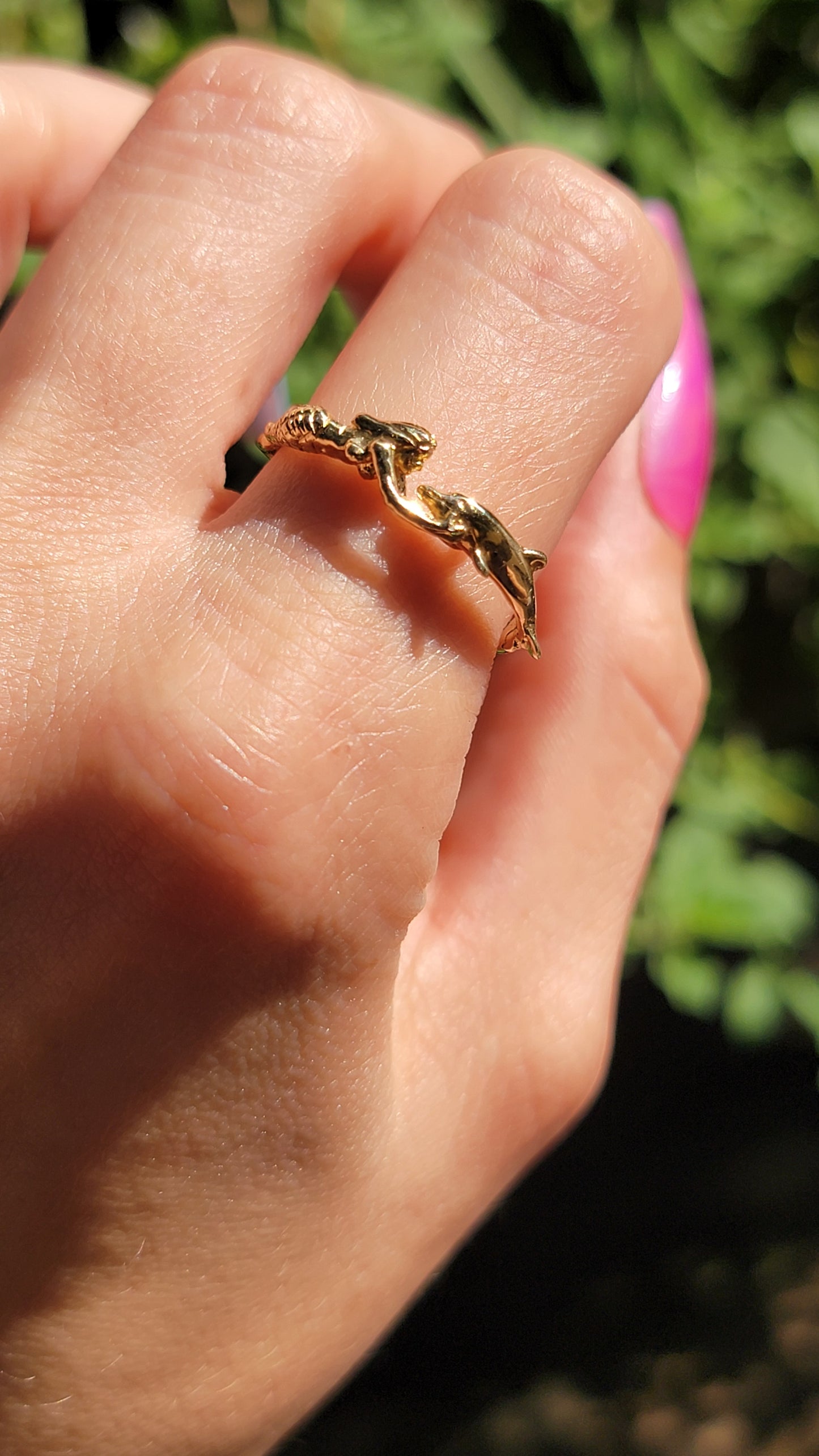 14k Mermaid Band Ring