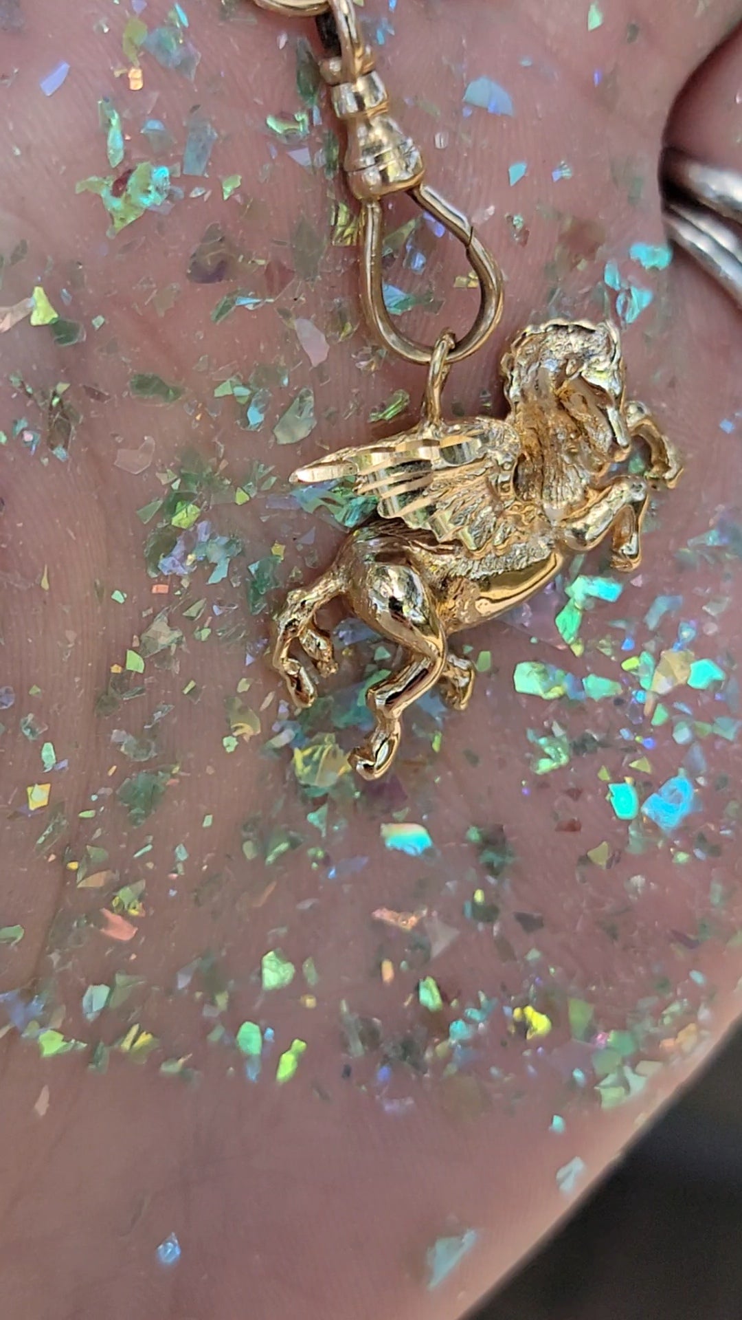 14k Pegasus Pendant