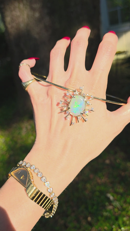 14k Estate Opal Pendant