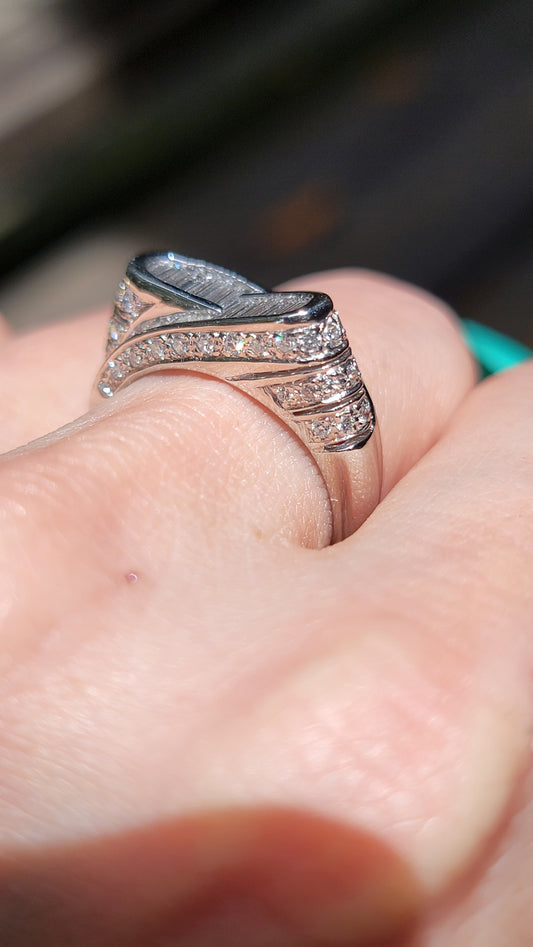 Platinum Baguette Diamond Ring