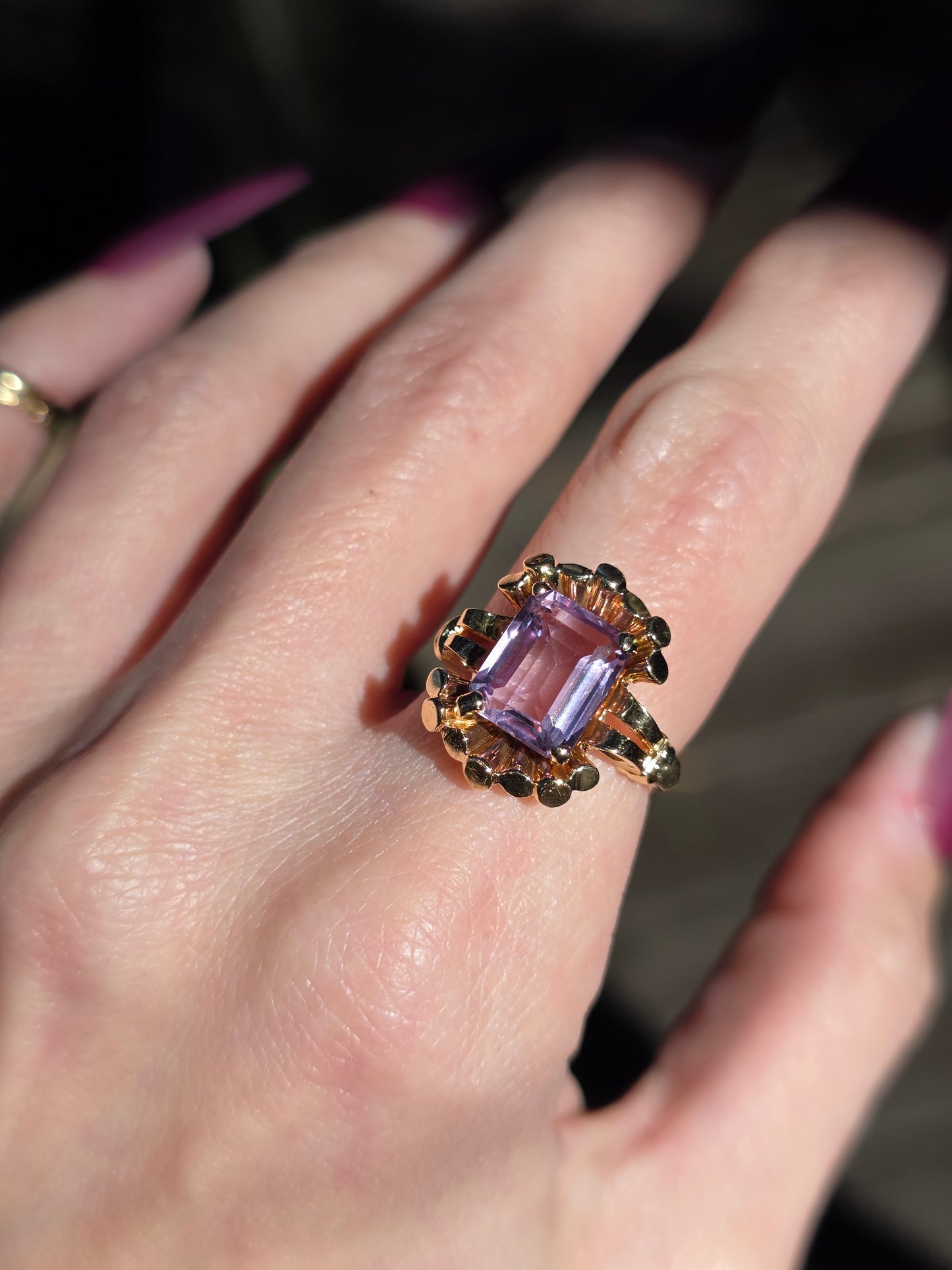 14k Amethyst Ring