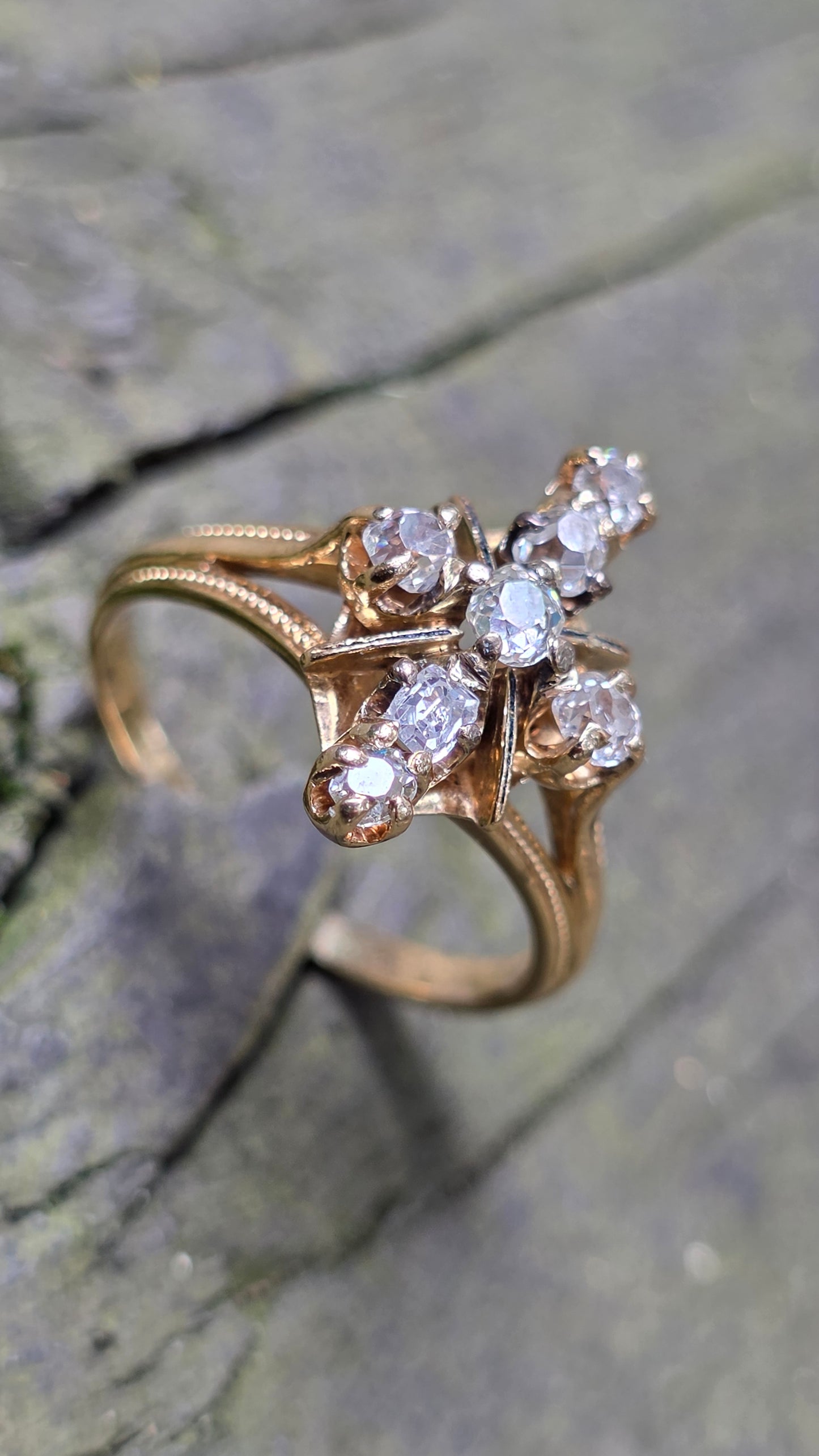 14k OMC Cross Ring