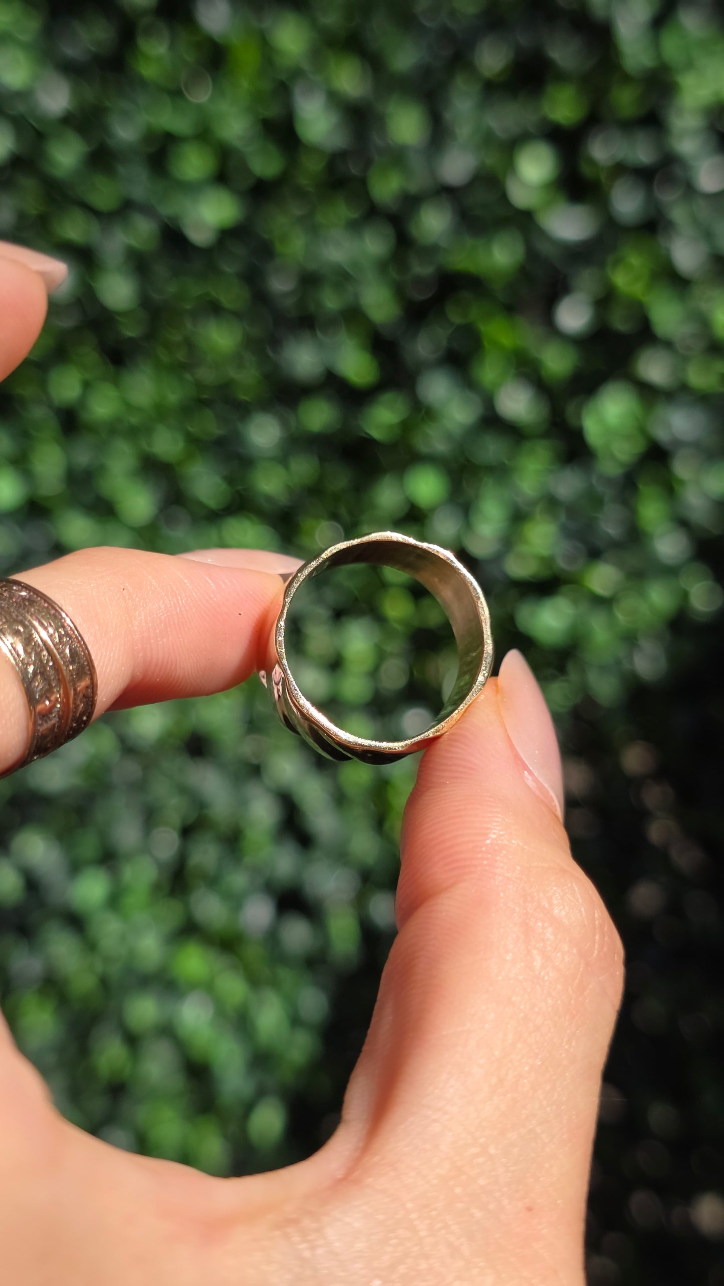 14k Ribbon Band Ring