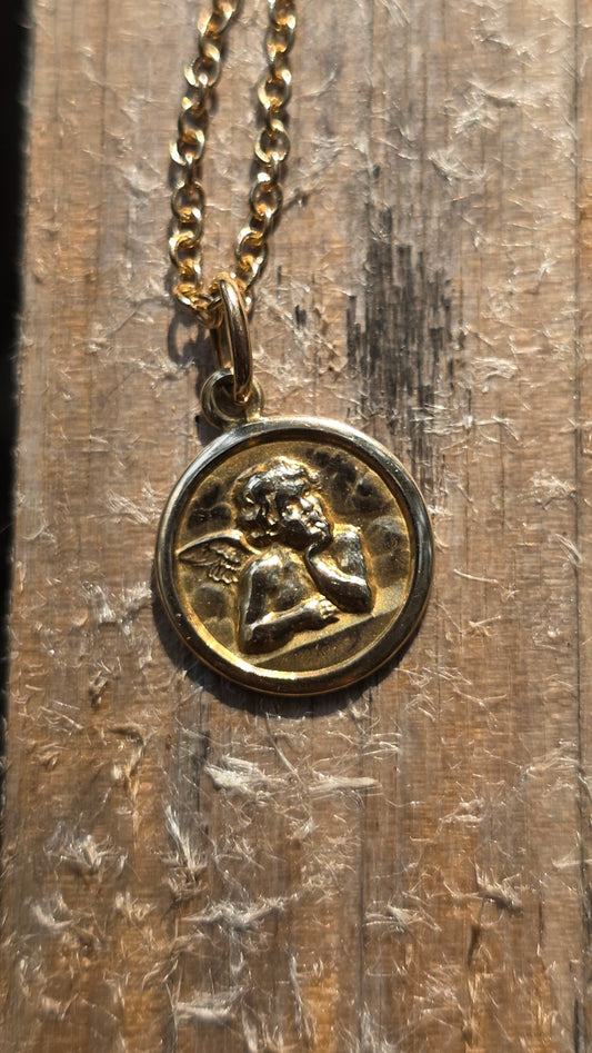 18k Raphael's Cherub Charm