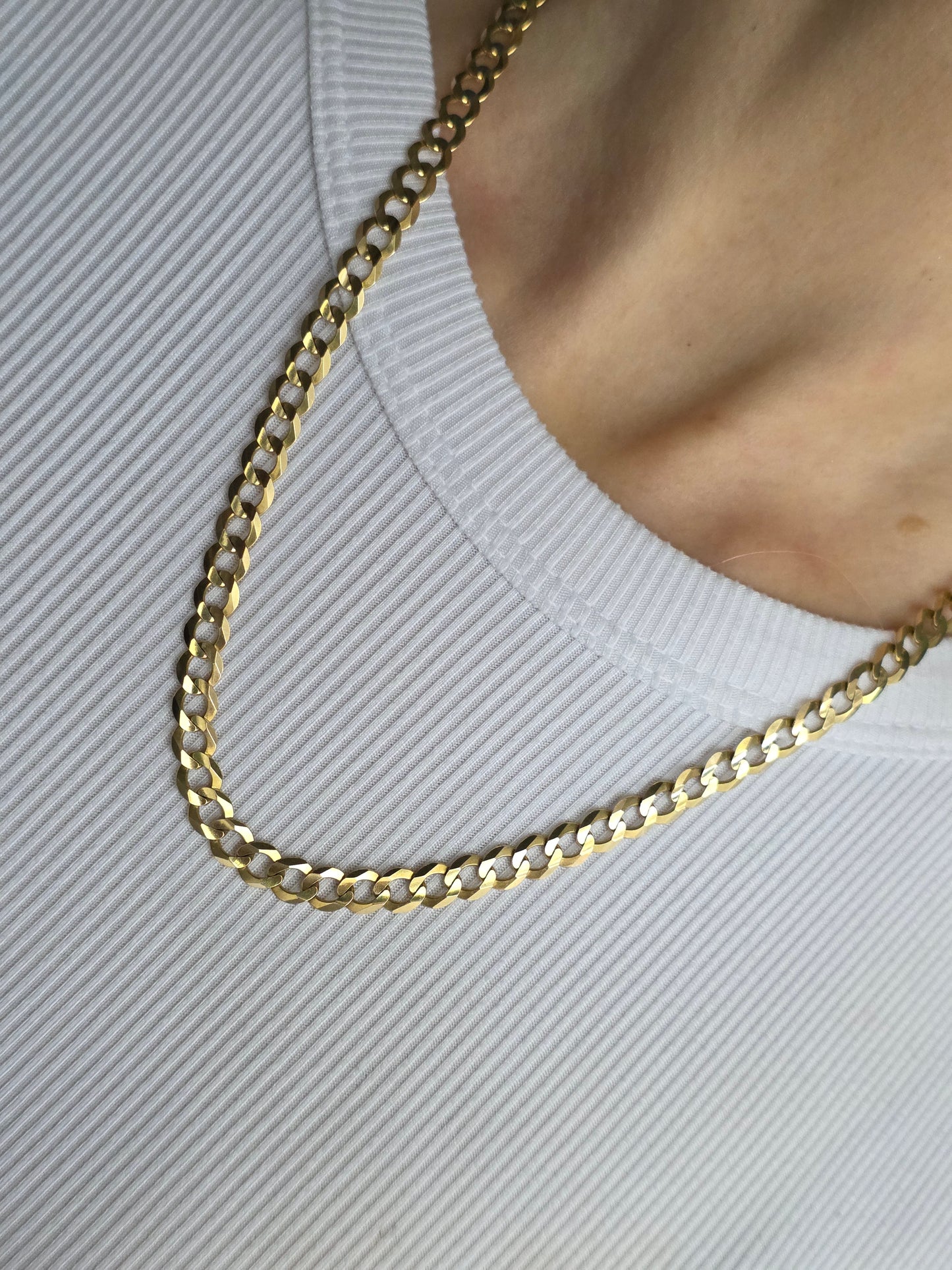 14k Cuban Sparkle Chain