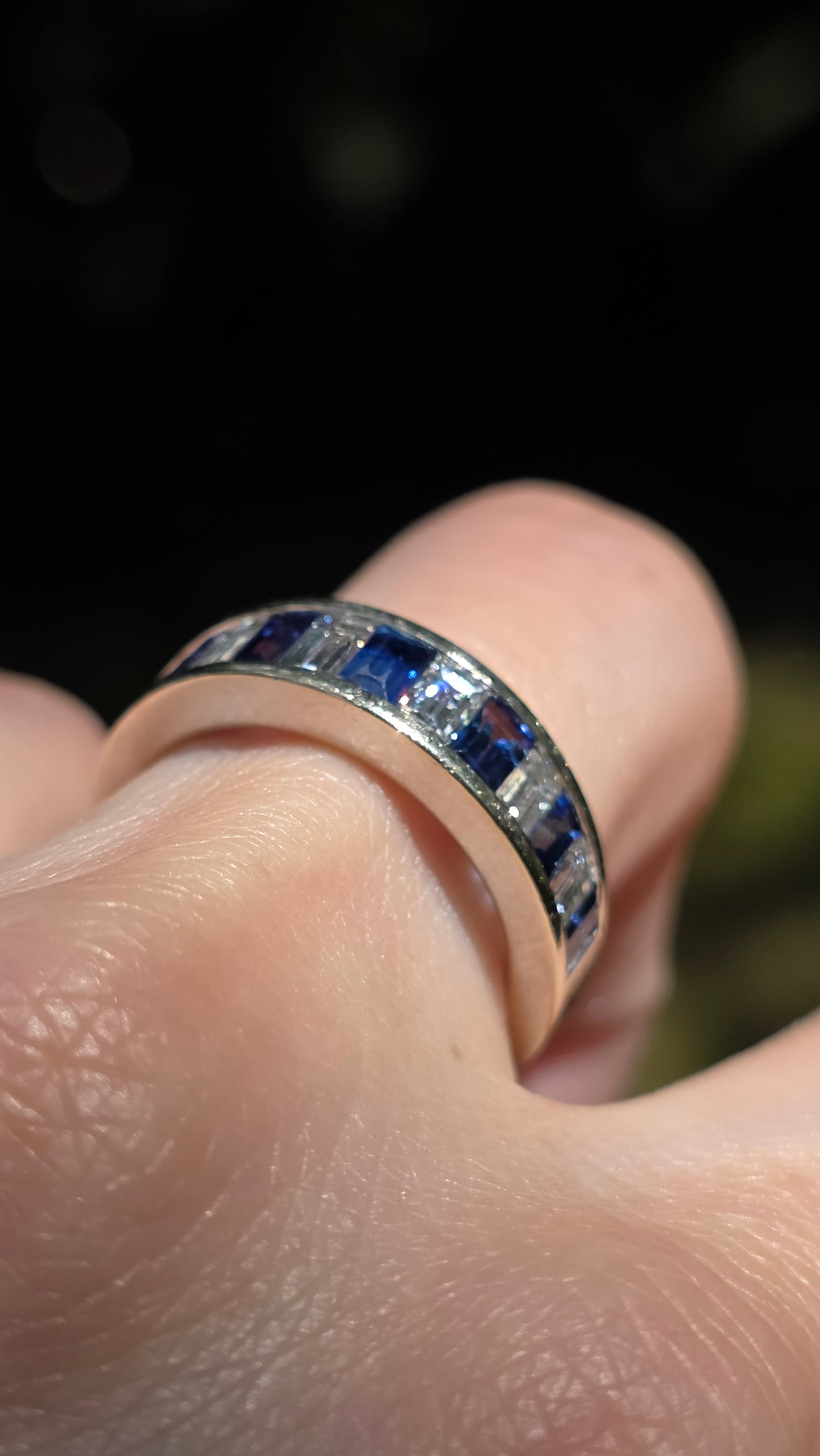 14k Sapphire and Diamond Ring