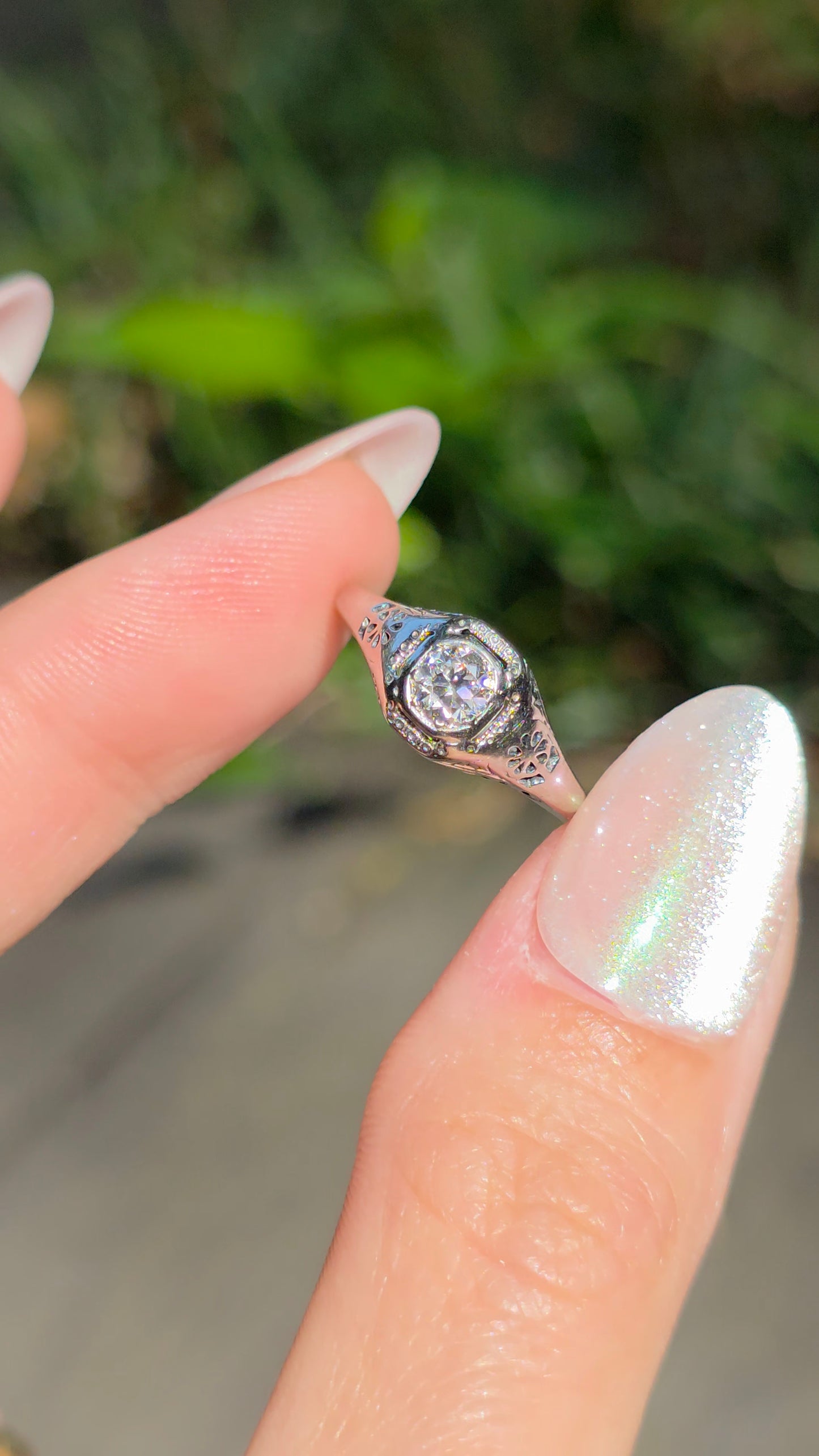 18k Daisy OEC Ring
