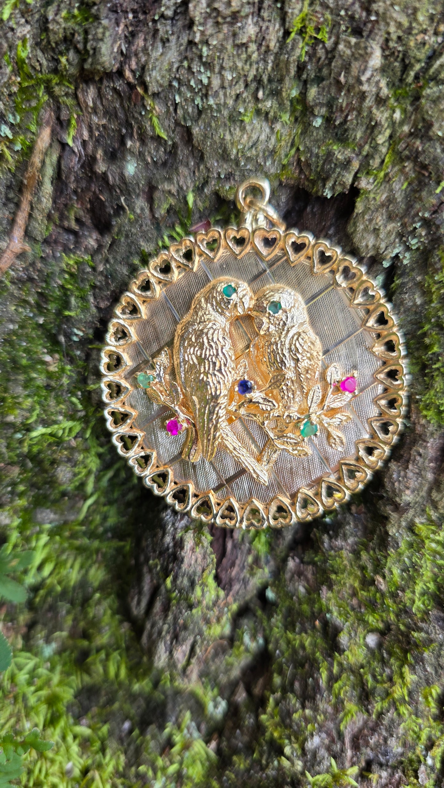 14k Love Birds XL Love Token