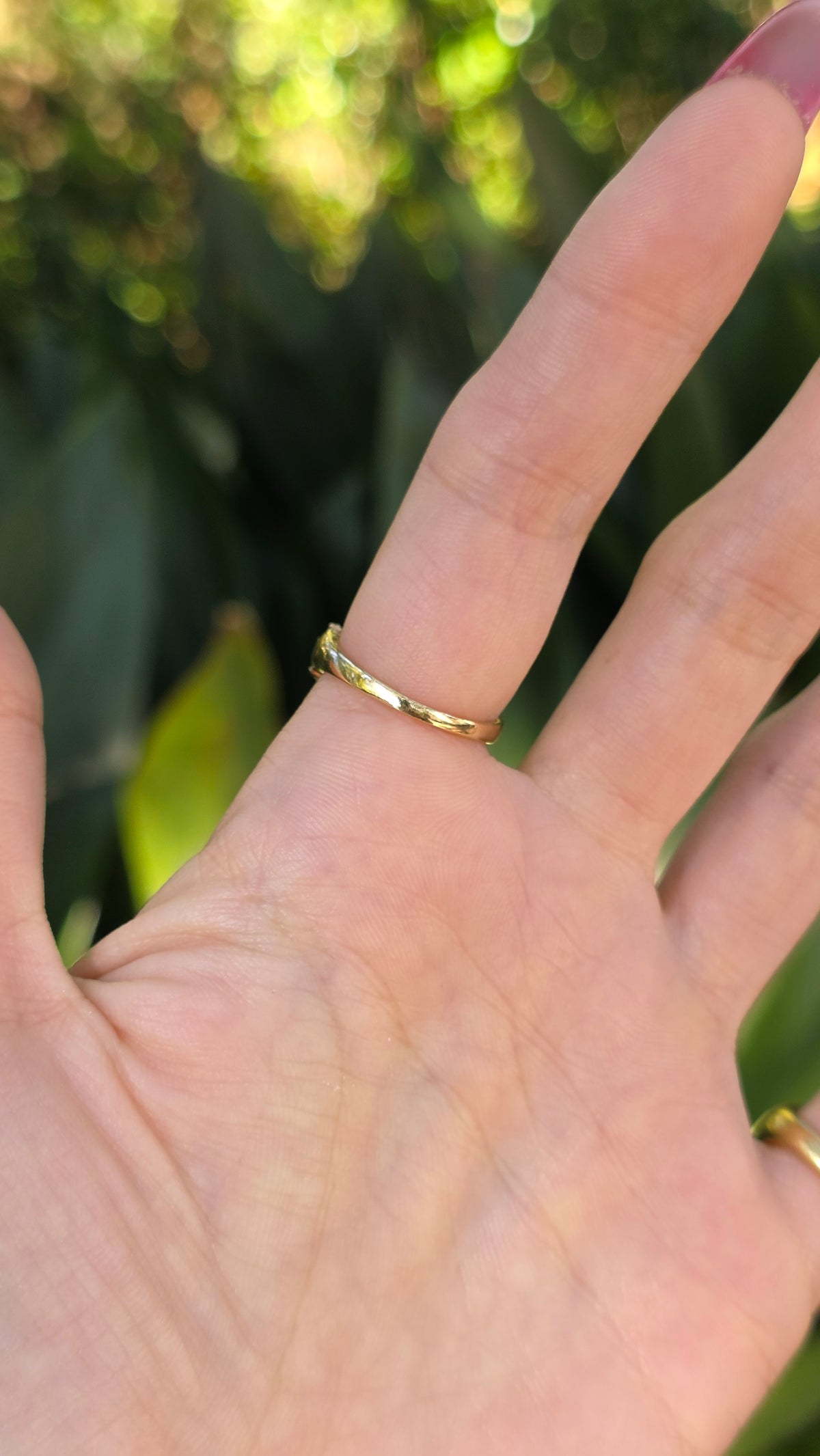 14k Diamond Chevron Ring
