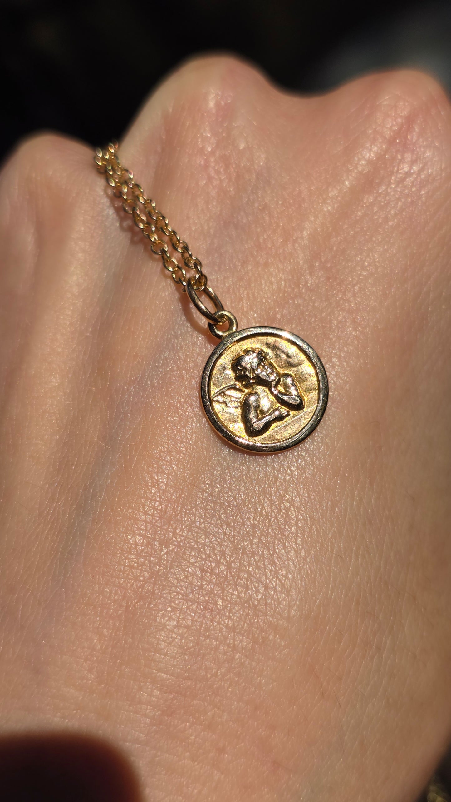 18k Raphael's Cherub Charm