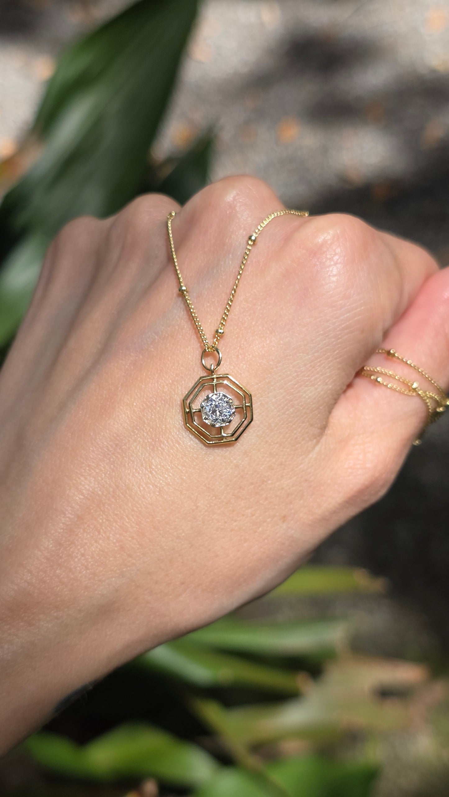 14k Omc Target Pendant
