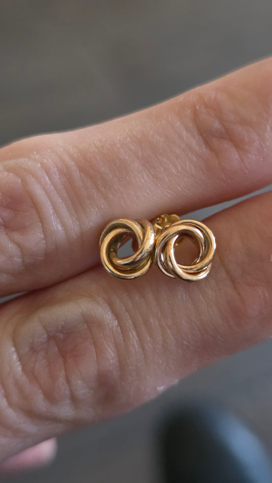 14k Love Knot Earrings