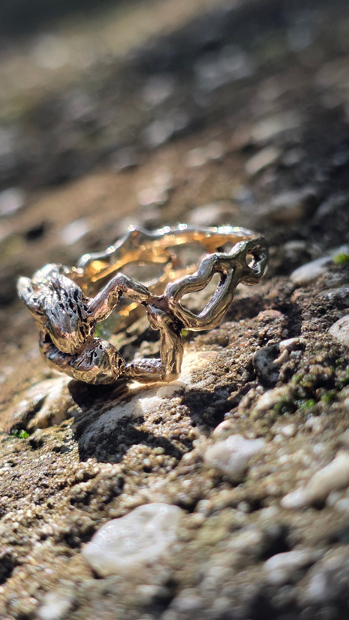 14k Nude Couple Ring