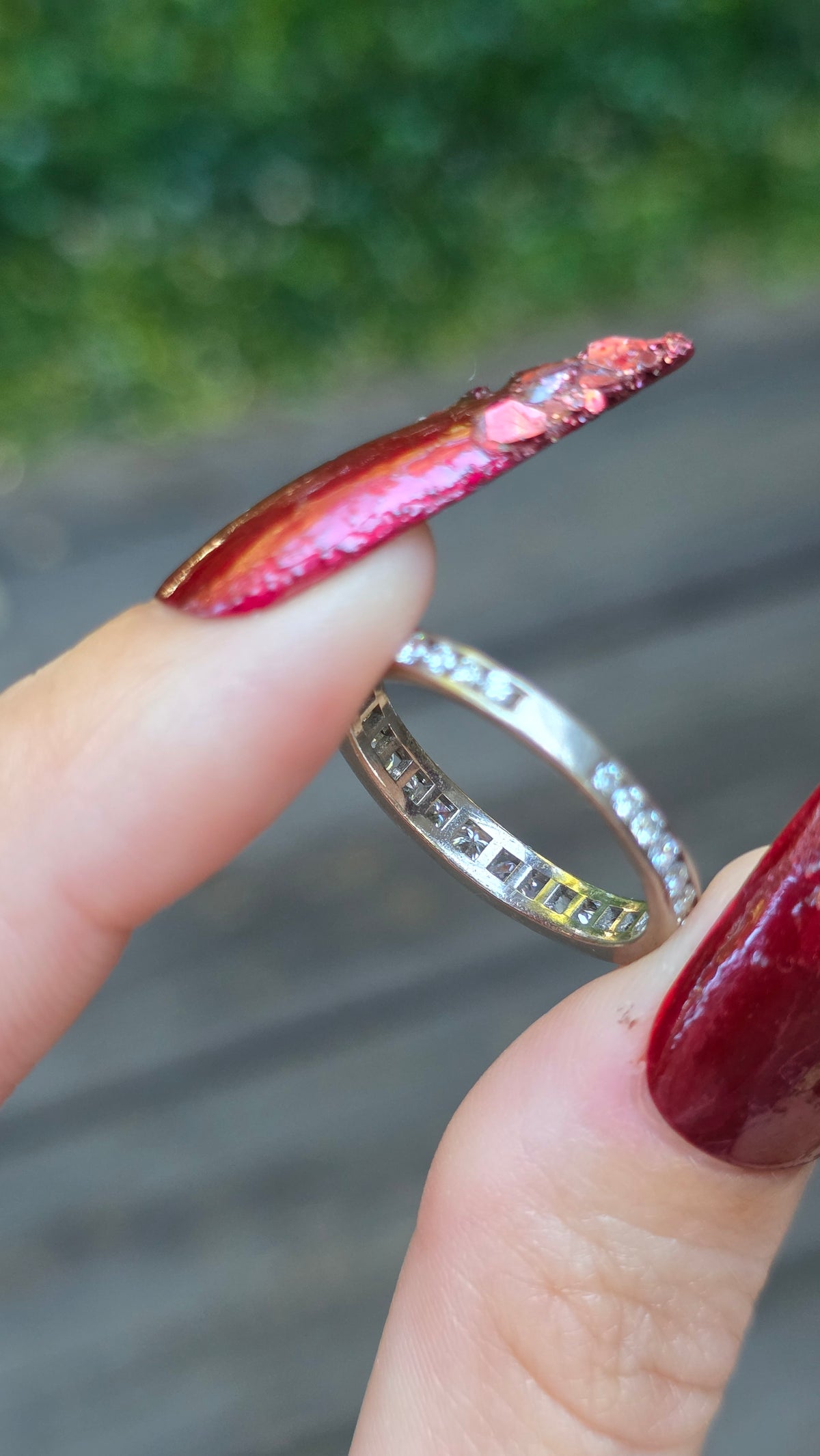 18k Diamond Eternity Band