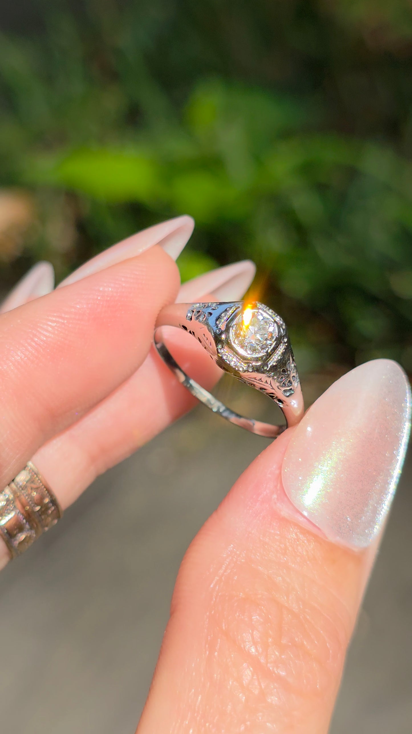 18k Daisy OEC Ring