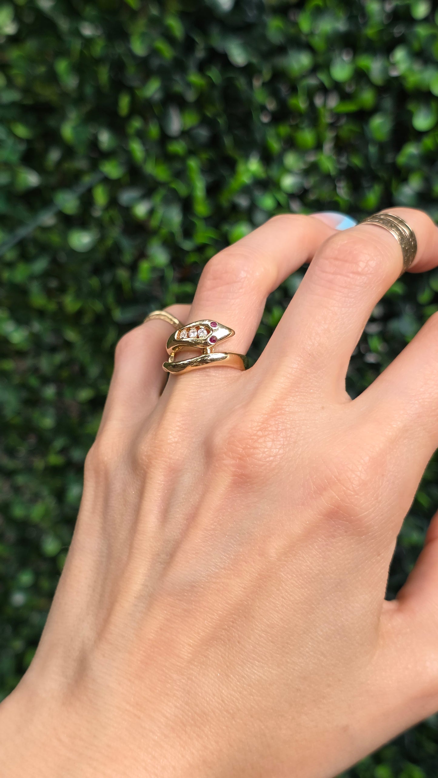 14k Snake Ring