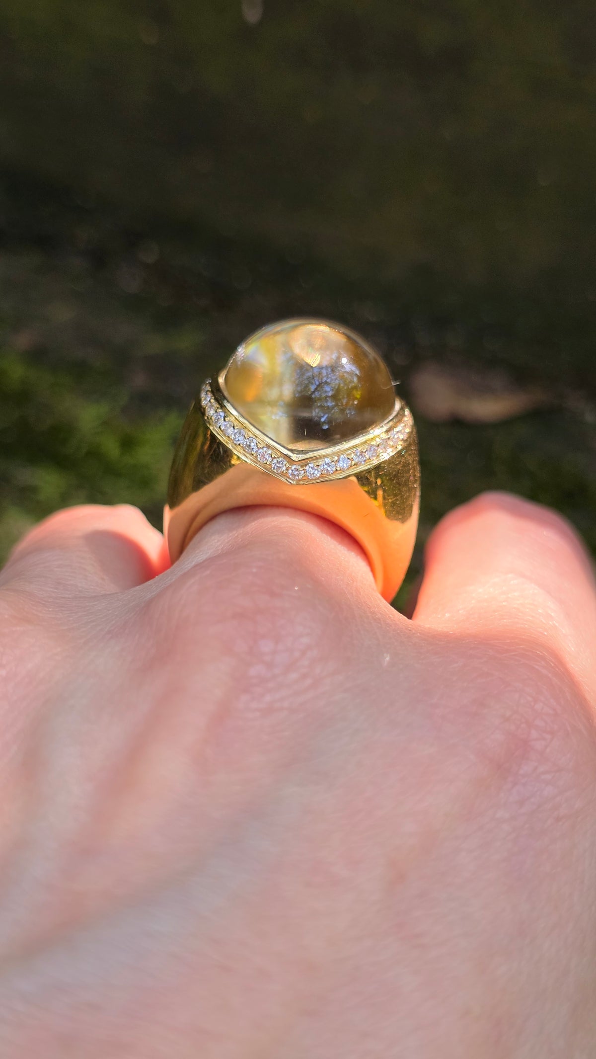 18k Loupe Ring