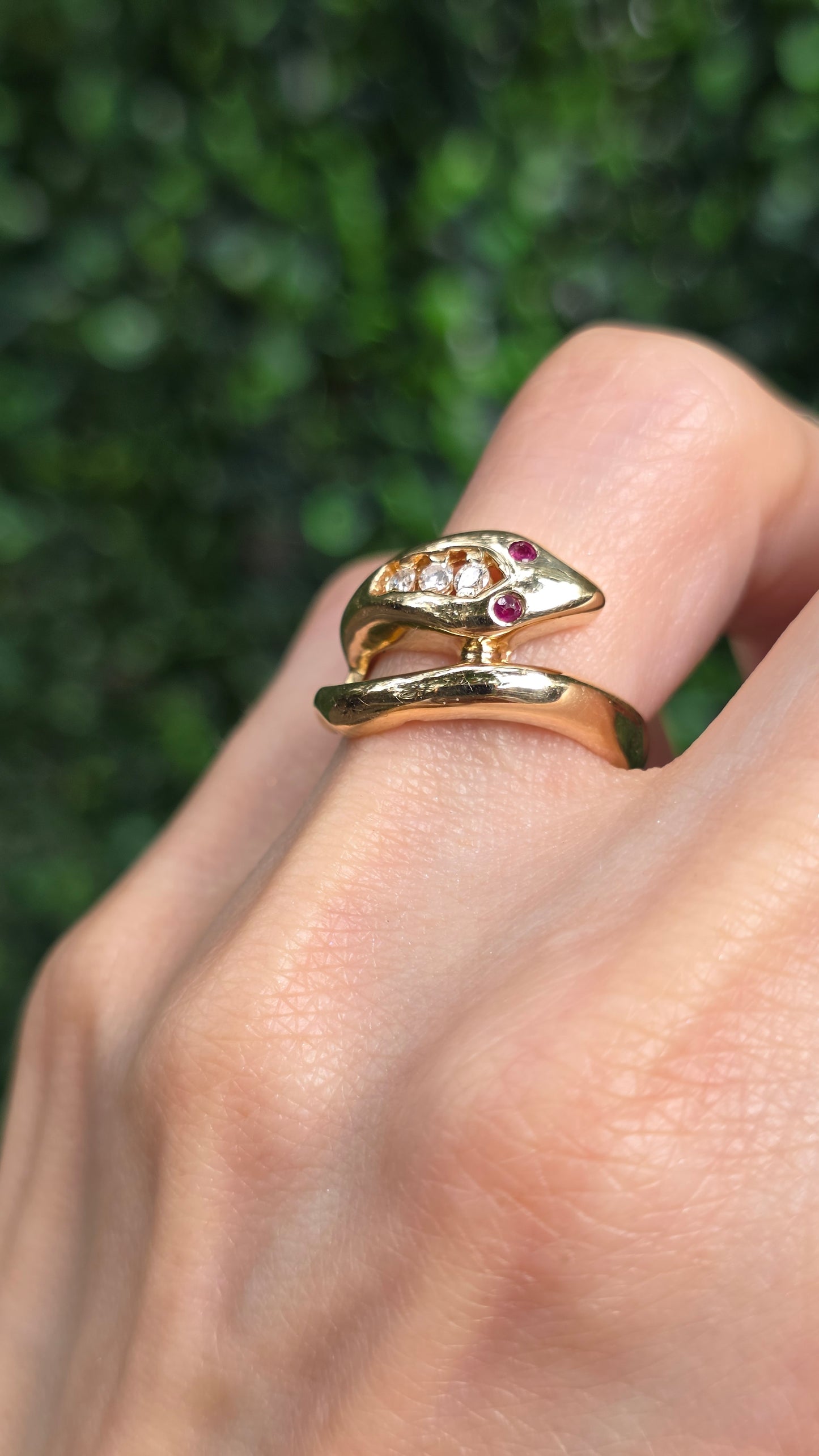 14k Snake Ring