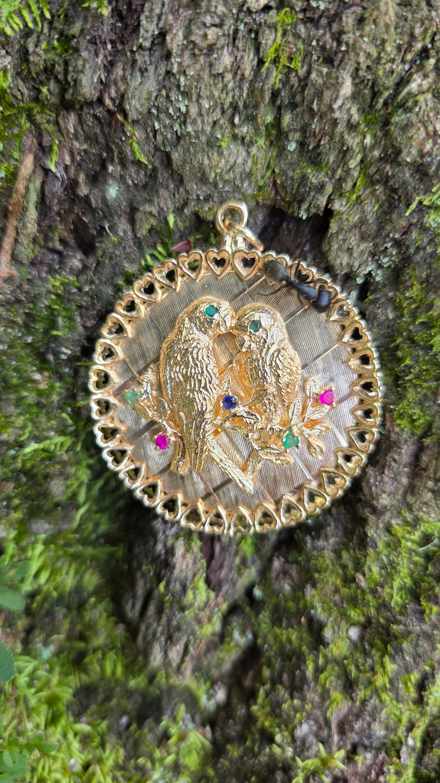 14k Love Birds XL Love Token