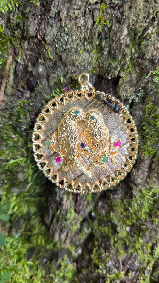 14k Love Birds XL Love Token