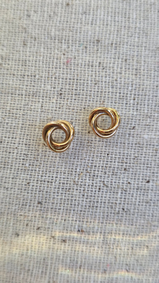 14k Love Knot Earrings