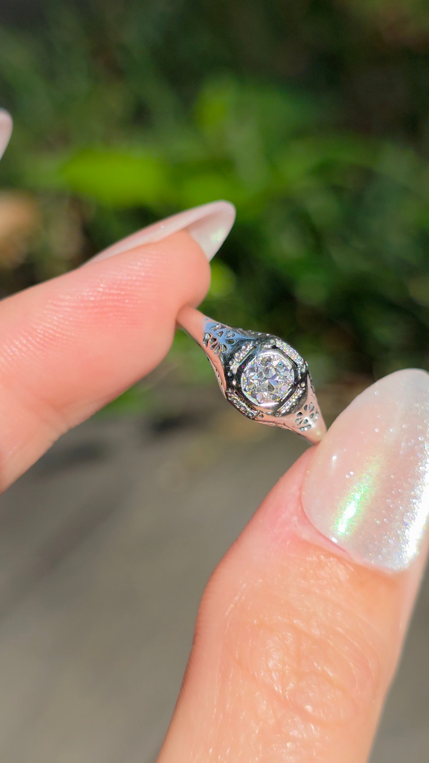 18k Daisy OEC Ring