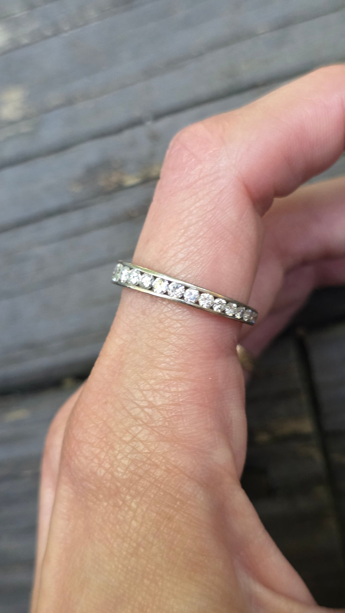 18k Diamond Eternity Band