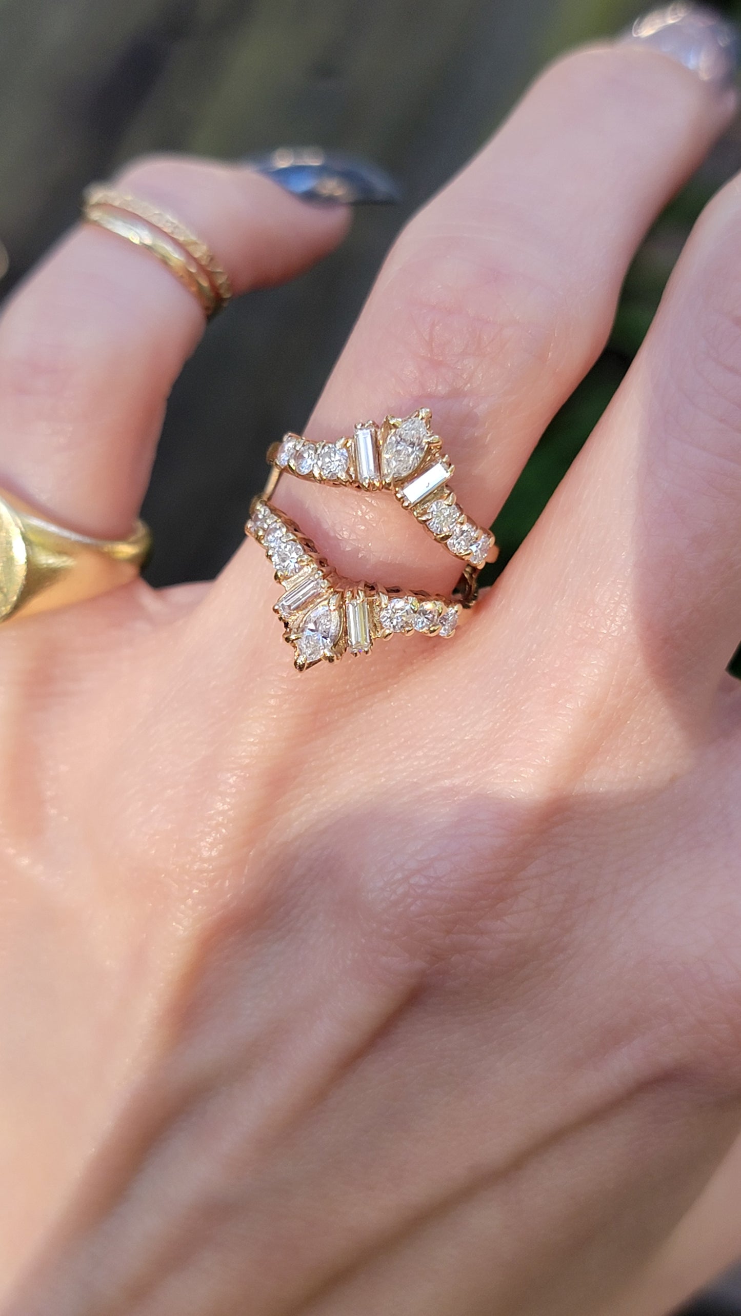 14k Diamond Ring Jacket