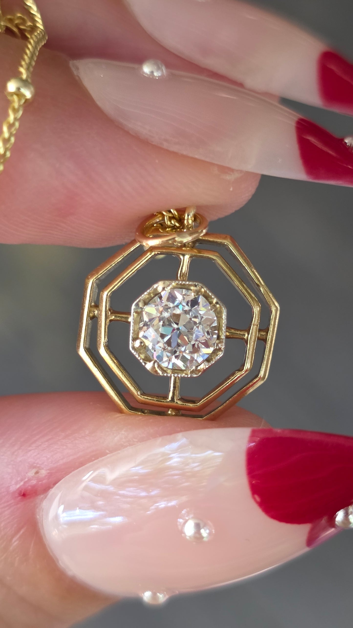 14k Omc Target Pendant