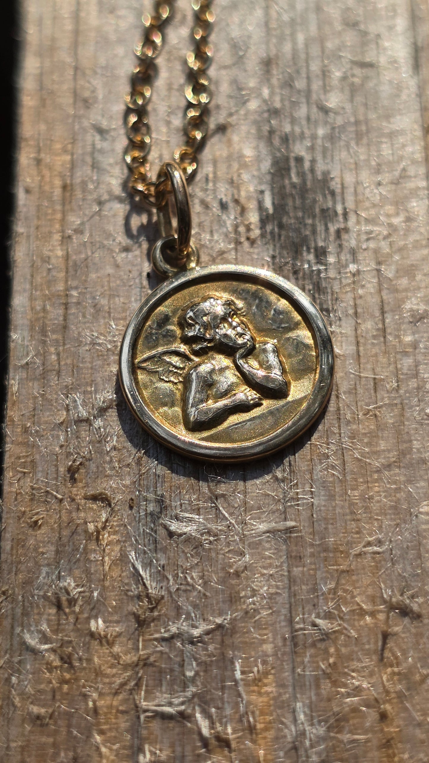 18k Raphael's Cherub Charm