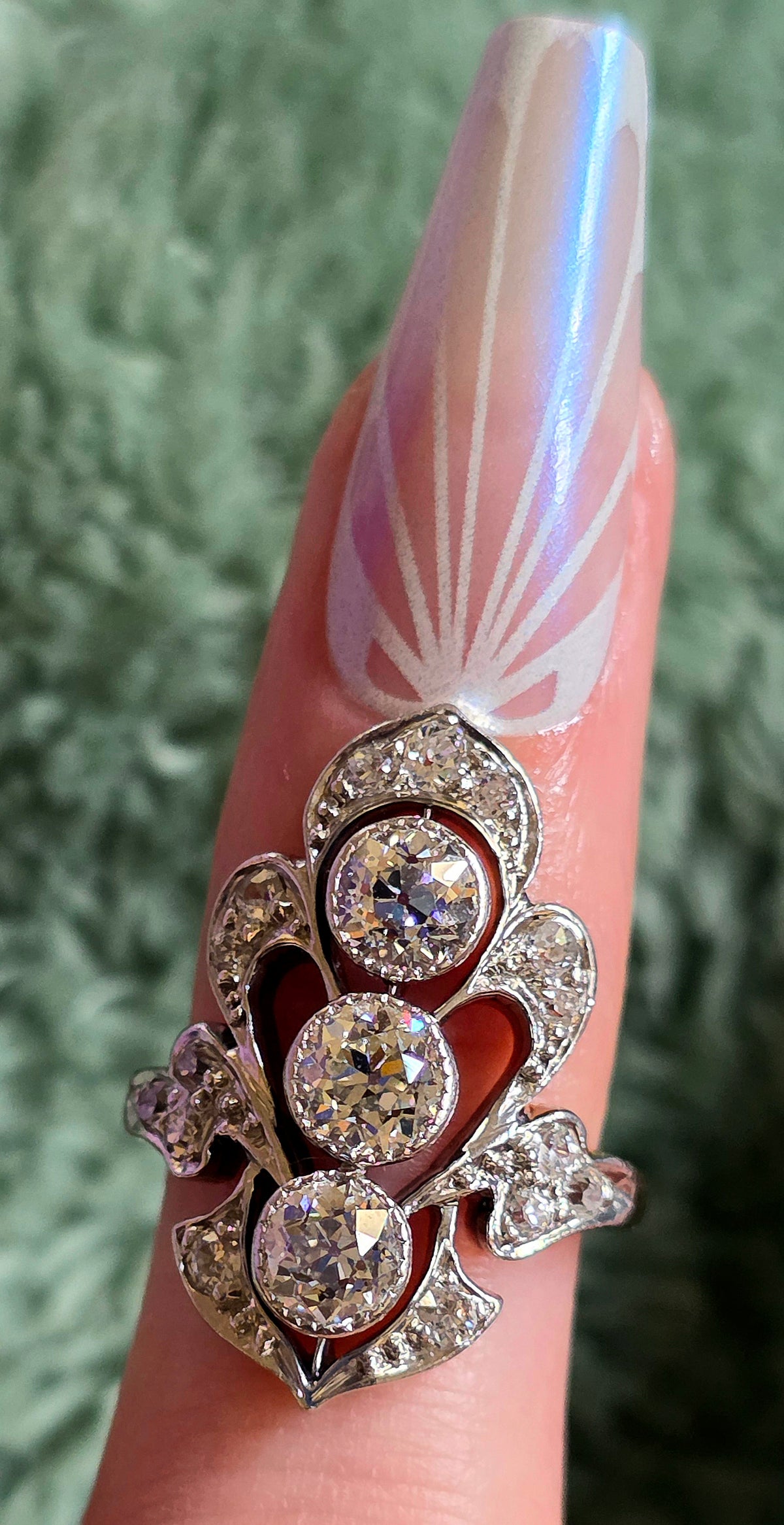 14k Antique Diamond Ring