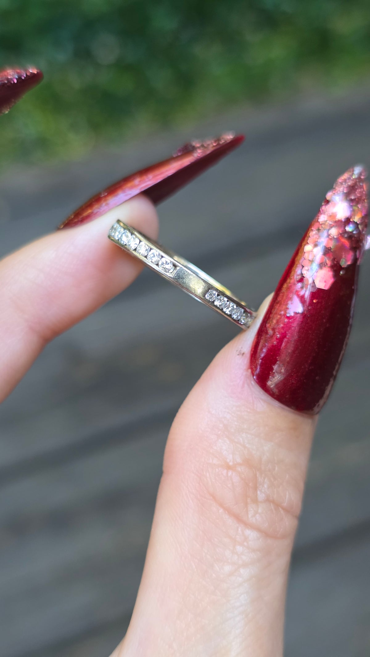 18k Diamond Eternity Band