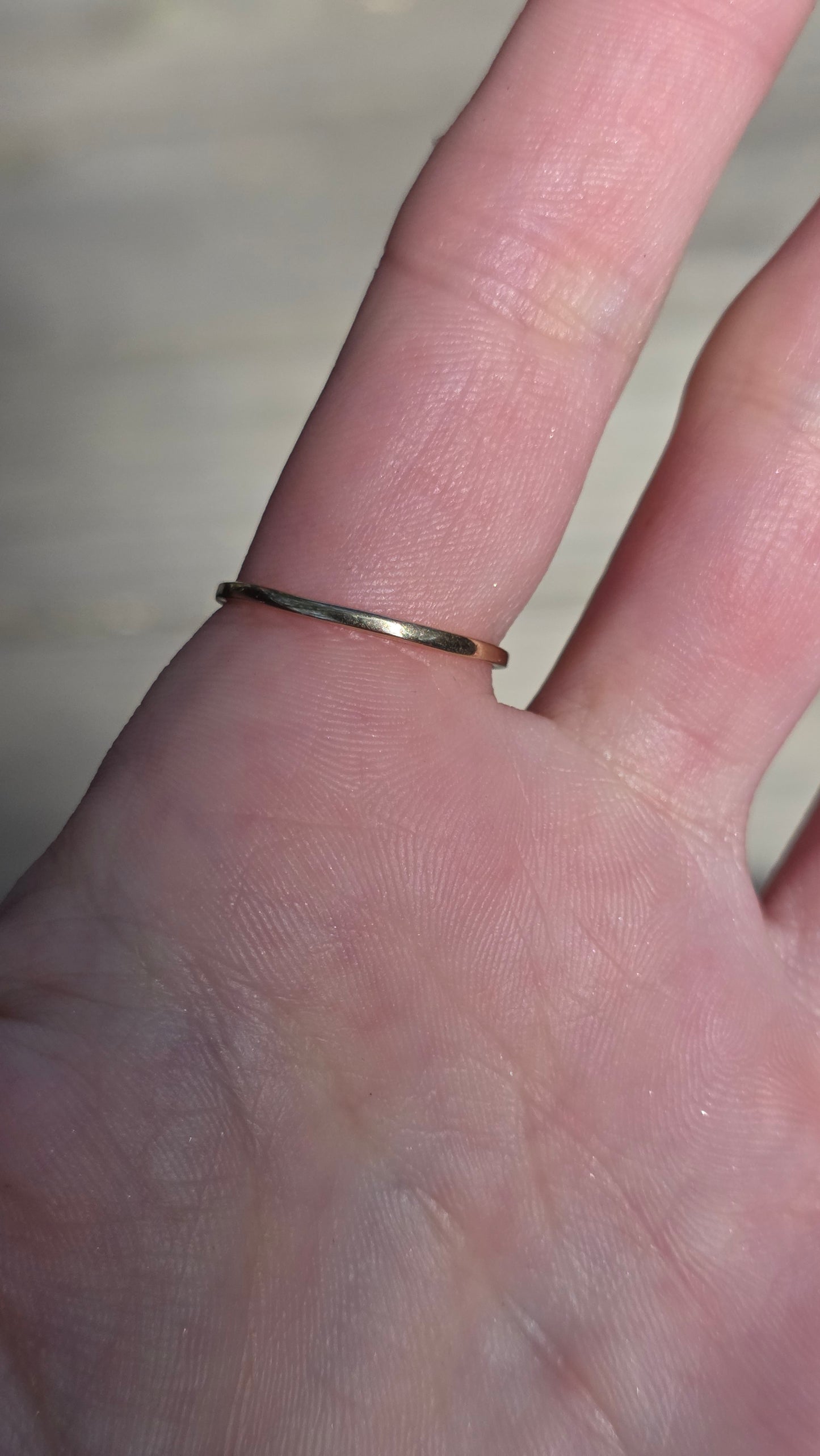 10k Pearl Solitaire Ring