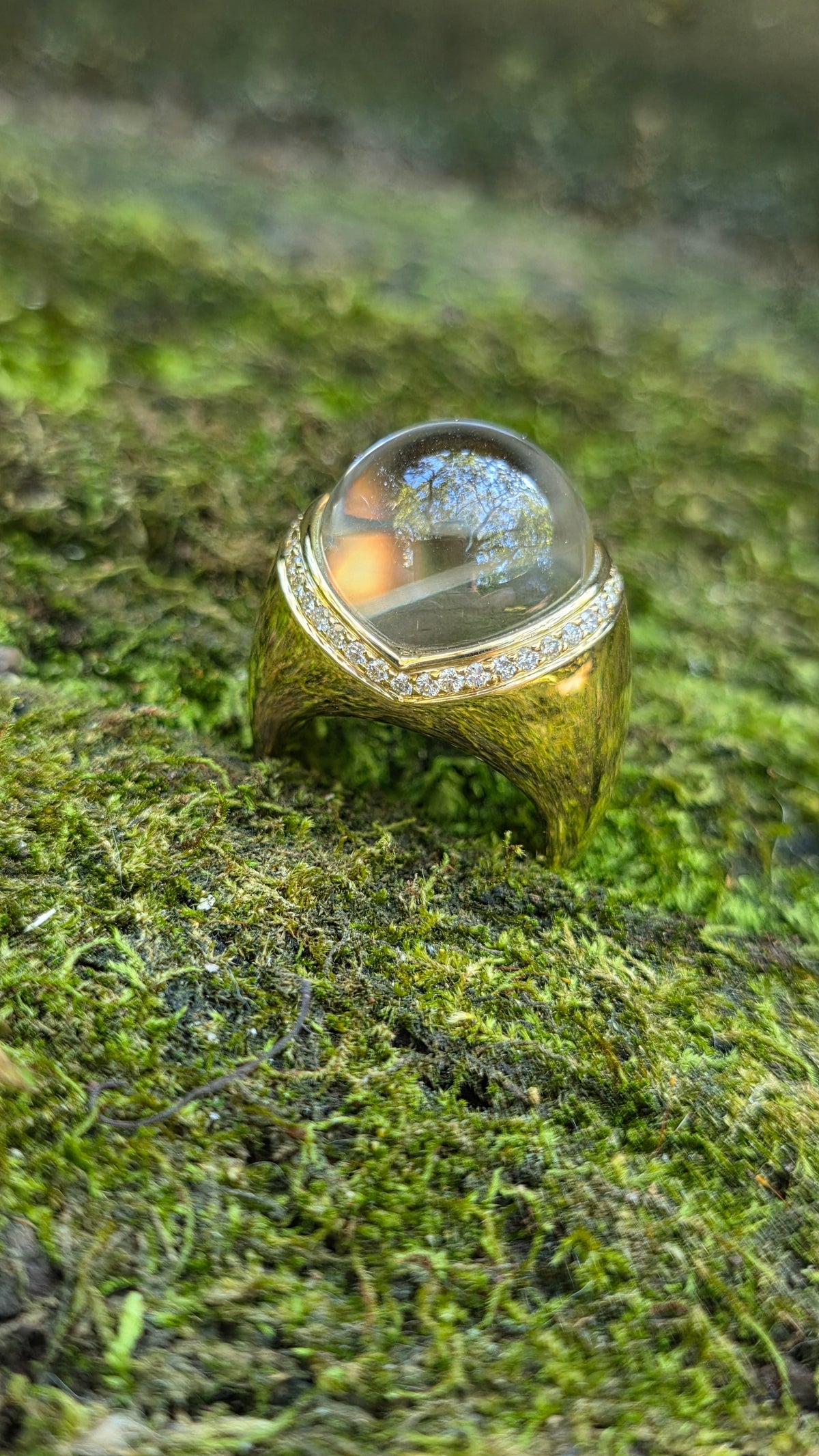 18k Loupe Ring