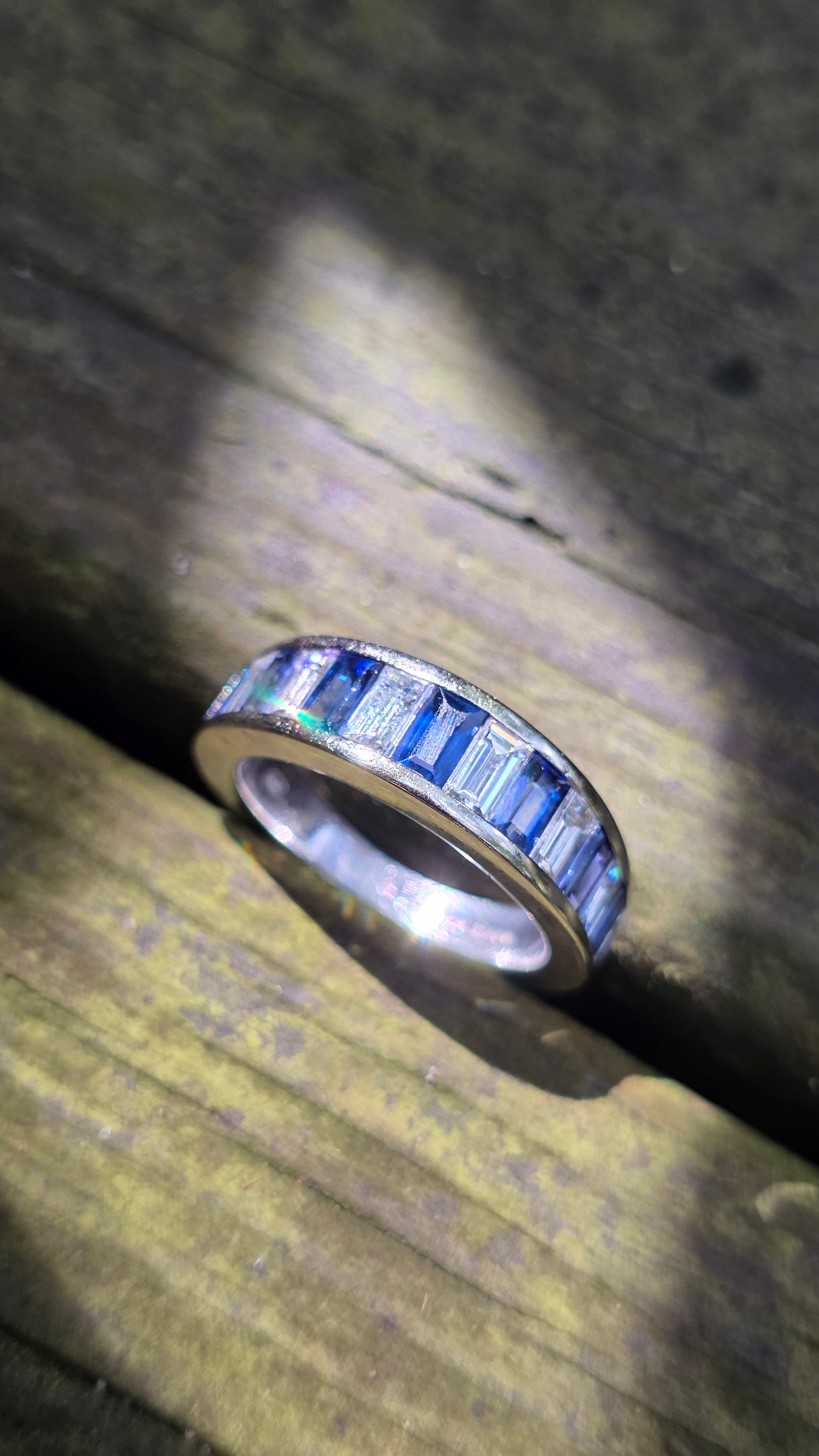 14k Sapphire and Diamond Ring