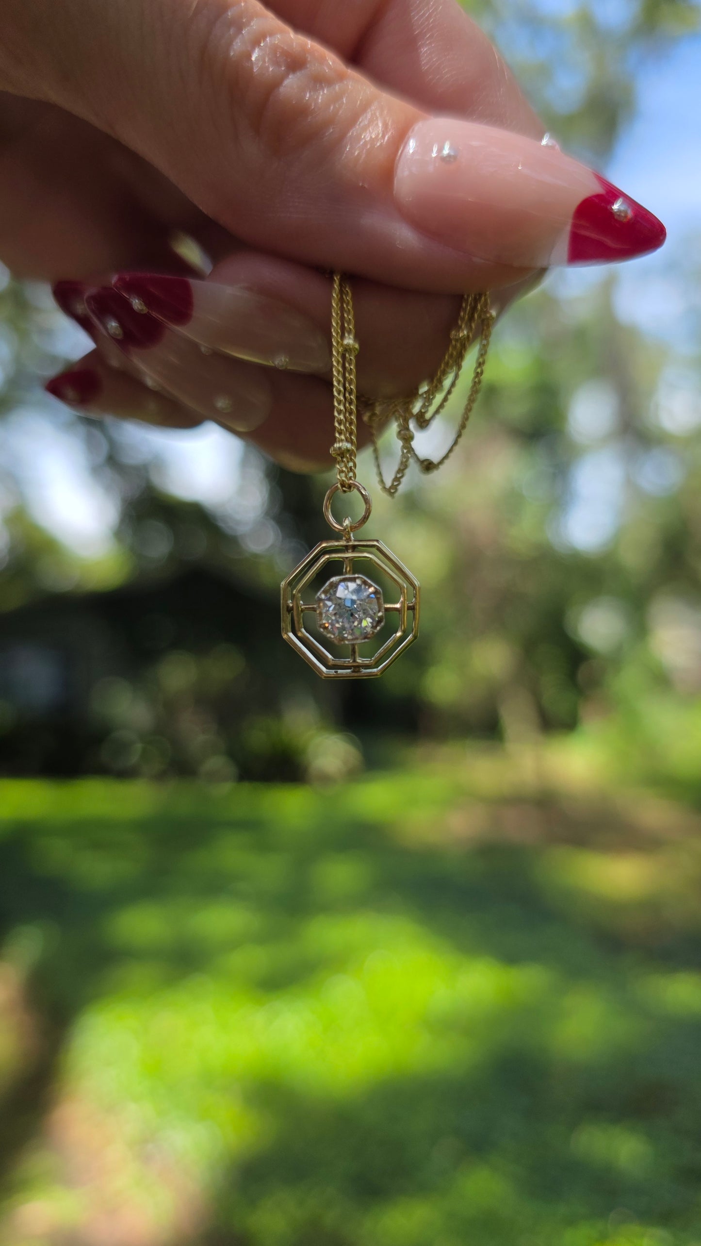 14k Omc Target Pendant