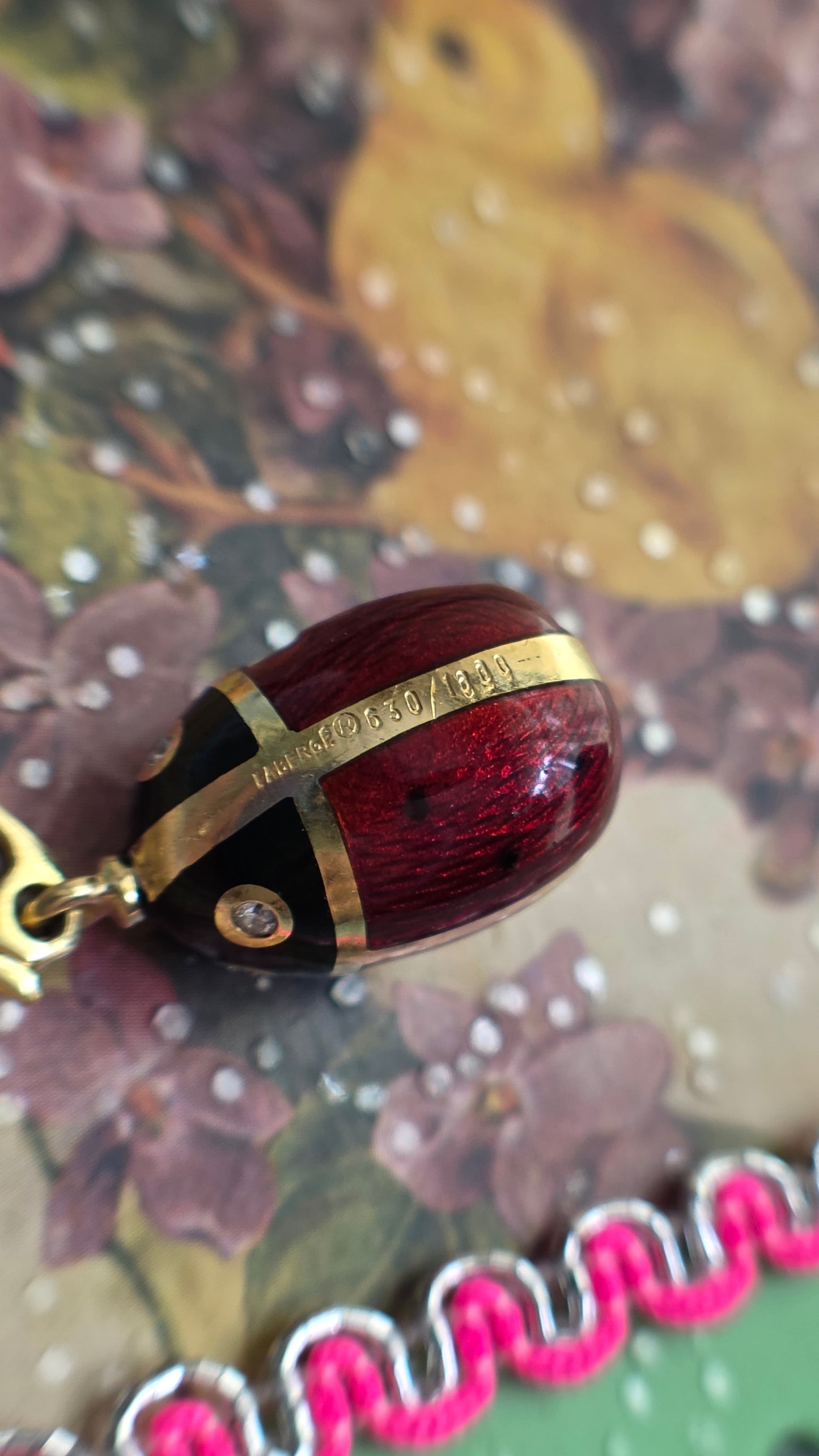 18k LadyBird Pendant