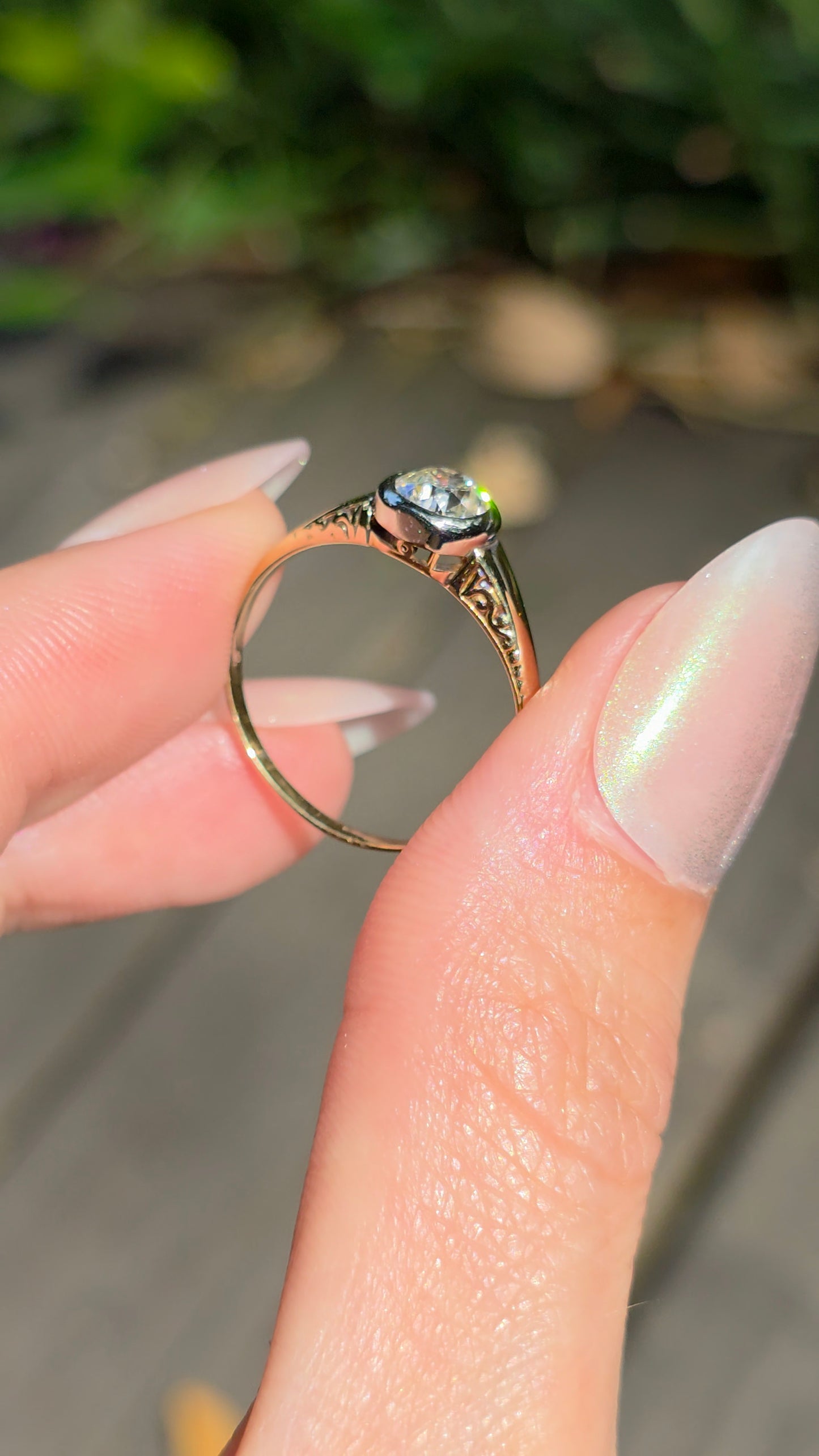 18k Two-Tone OMC Ring