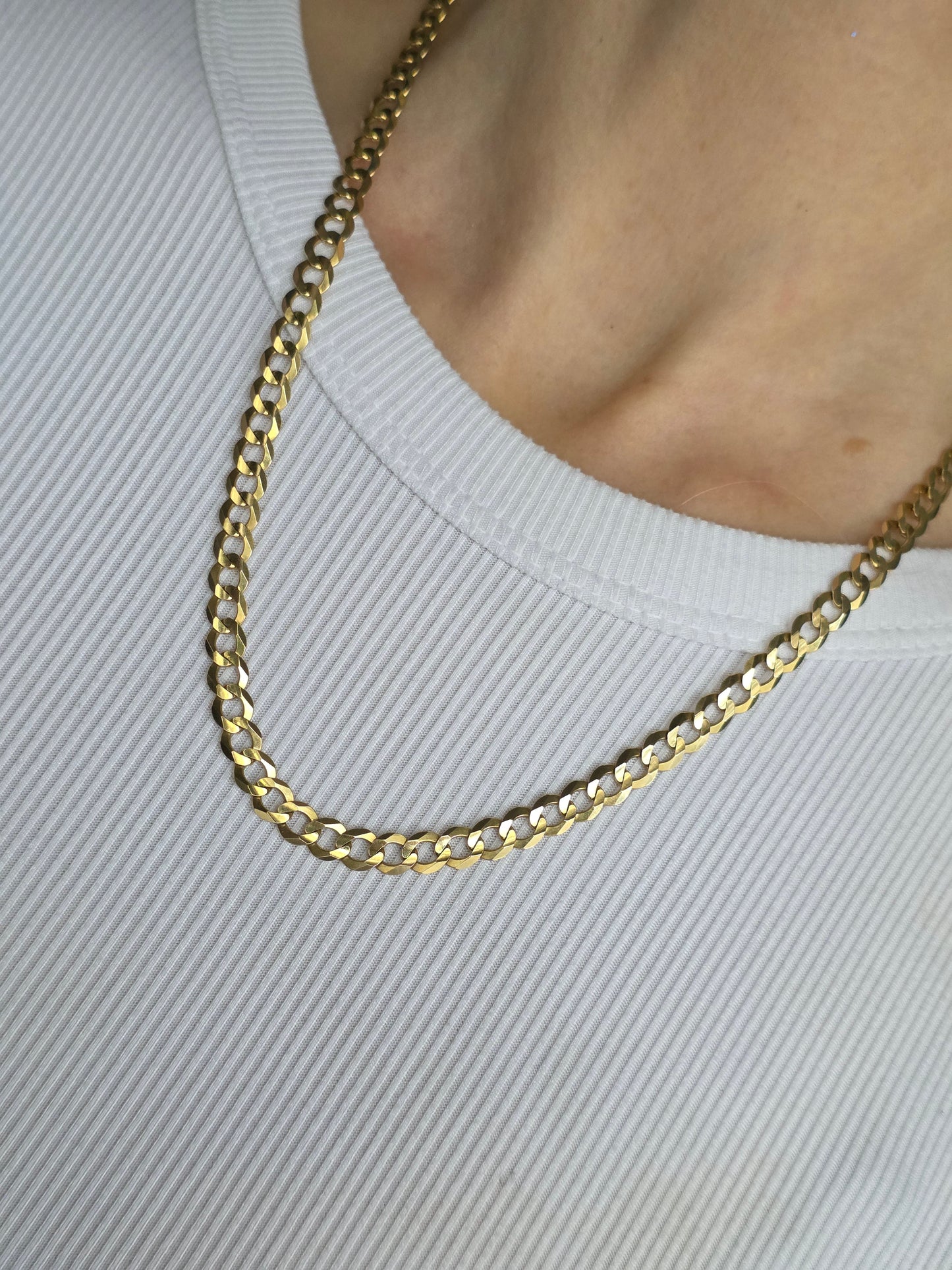 14k Cuban Sparkle Chain