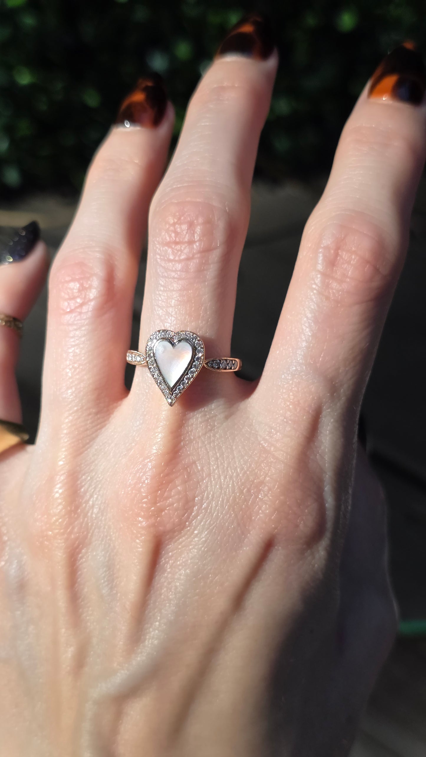 14k Kabana Mother Of Pearl Ring