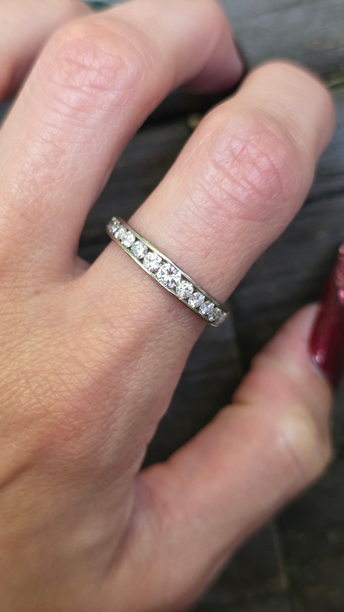 18k Diamond Eternity Band