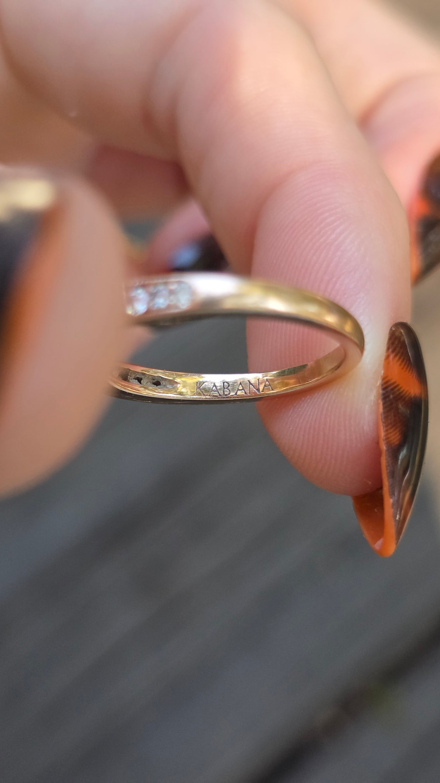 14k Kabana Mother Of Pearl Ring