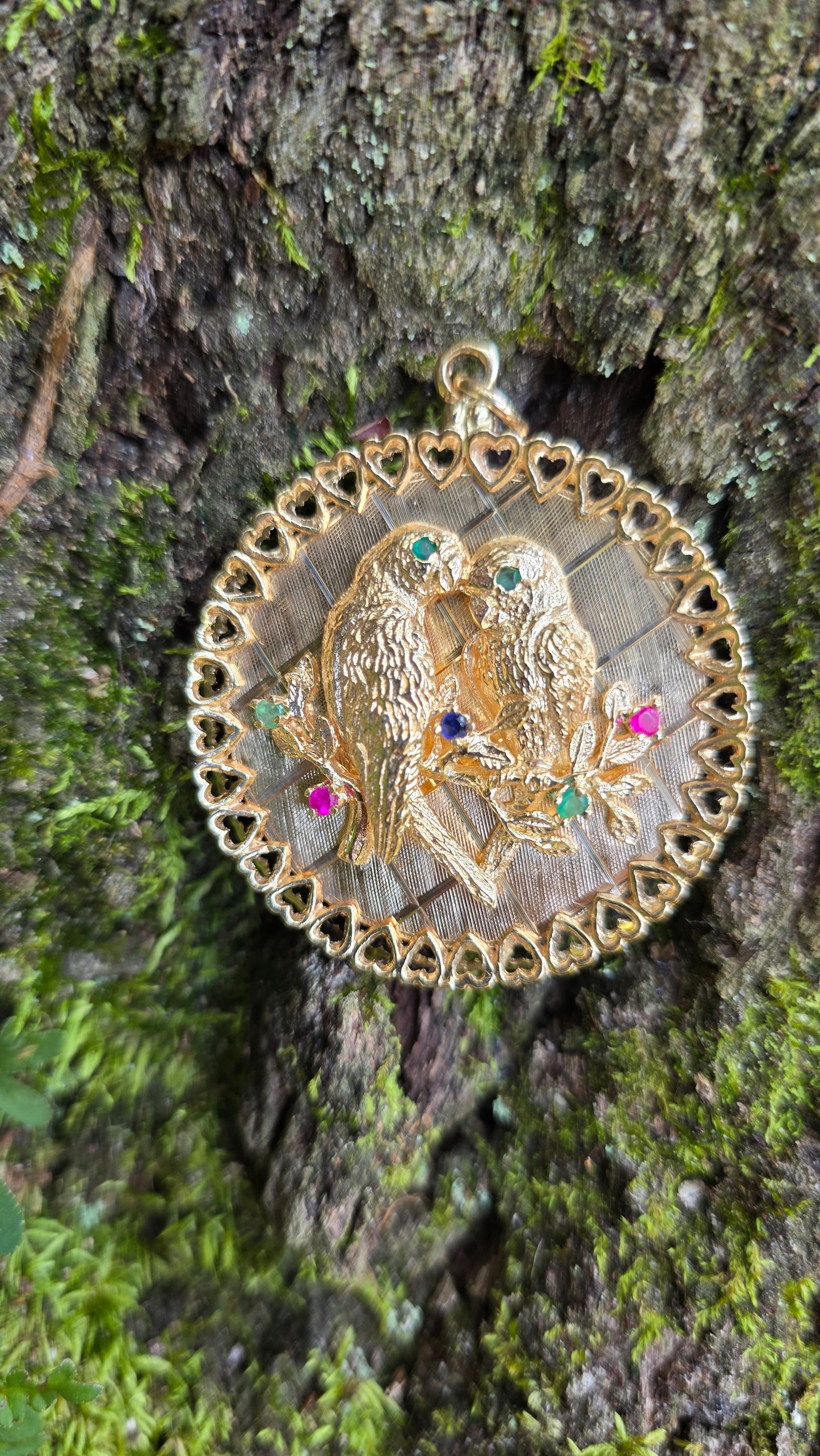 14k Love Birds XL Love Token